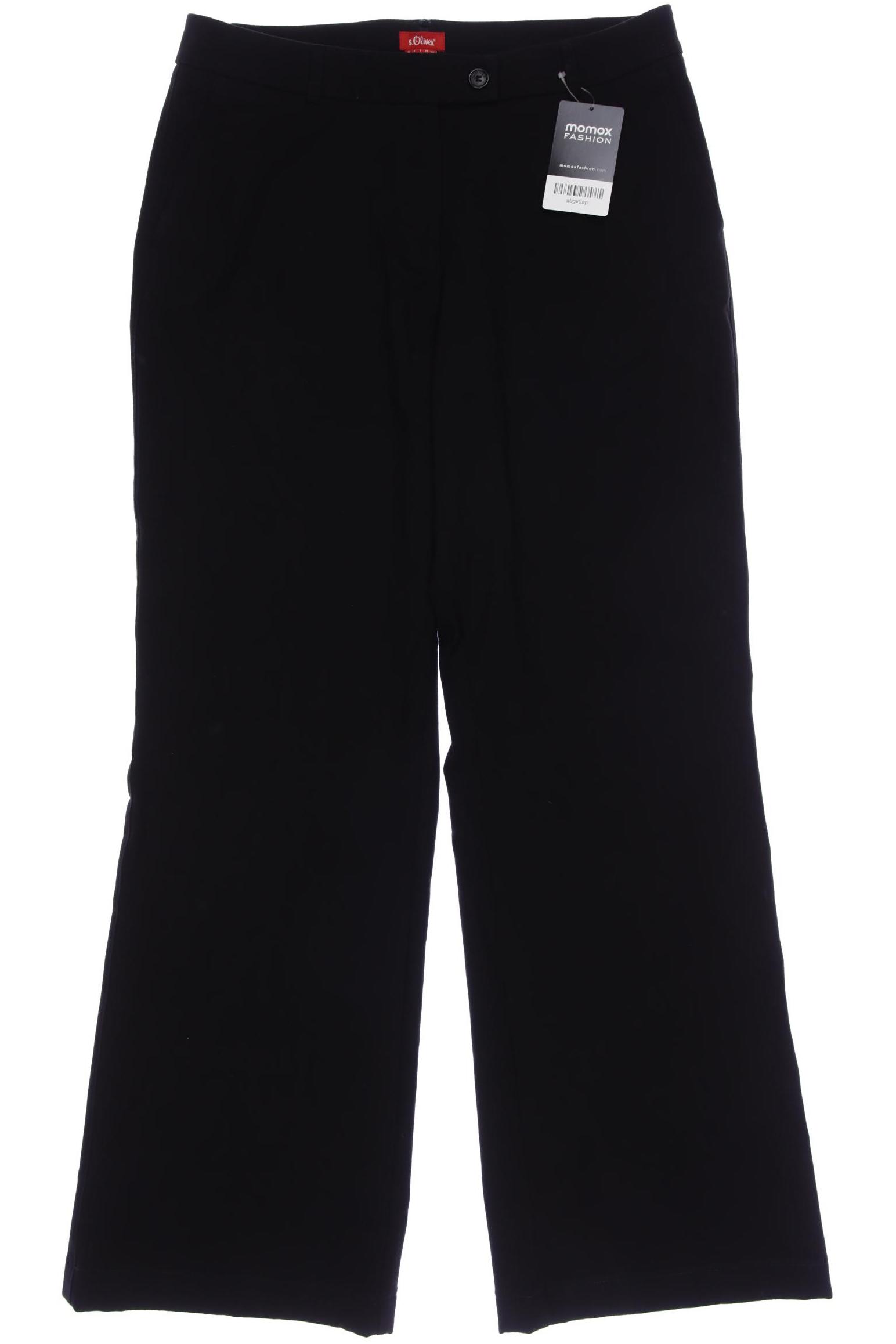 

s.Oliver Damen Stoffhose, schwarz, Gr. 38