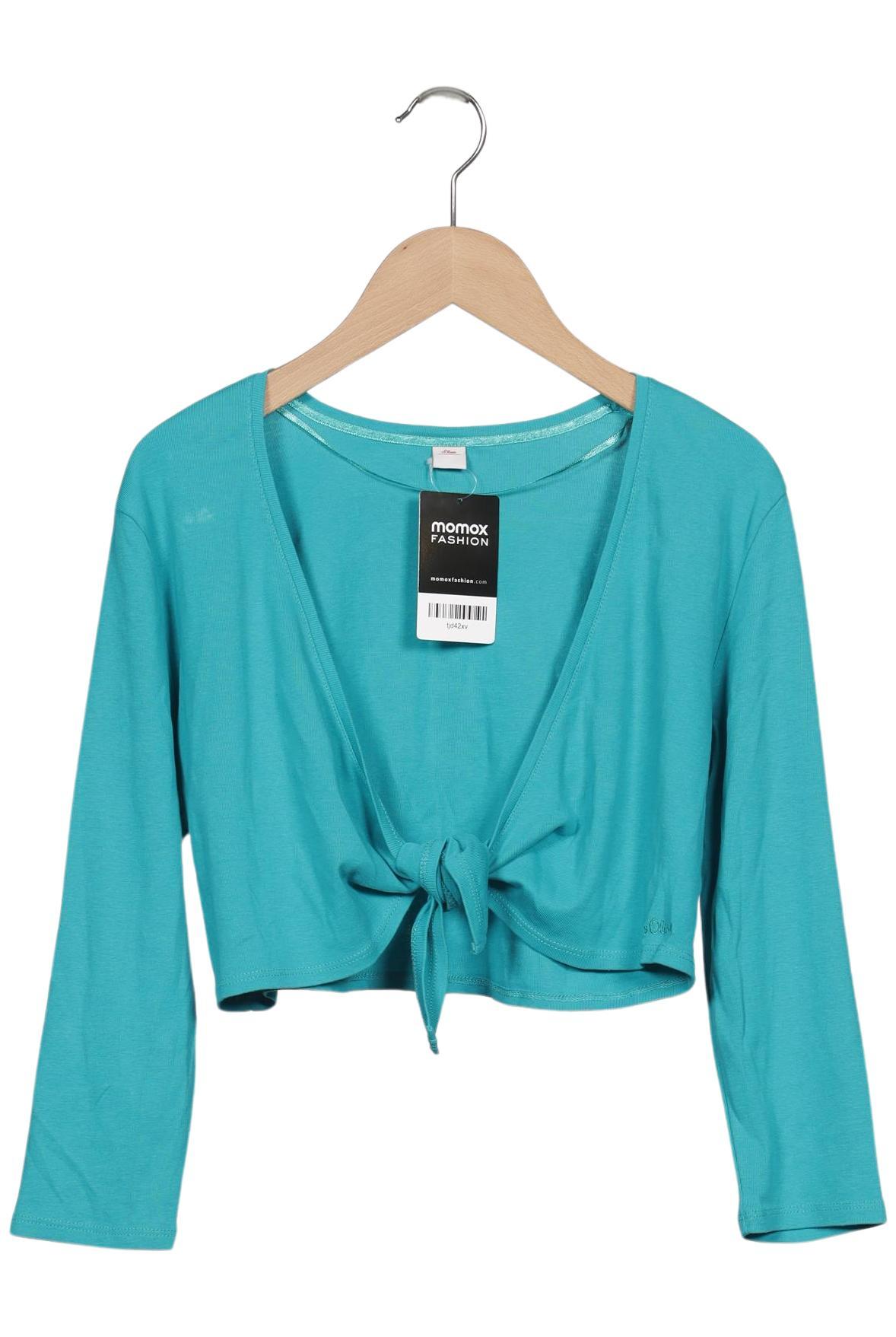 

s.Oliver Damen Strickjacke, blau, Gr. 40