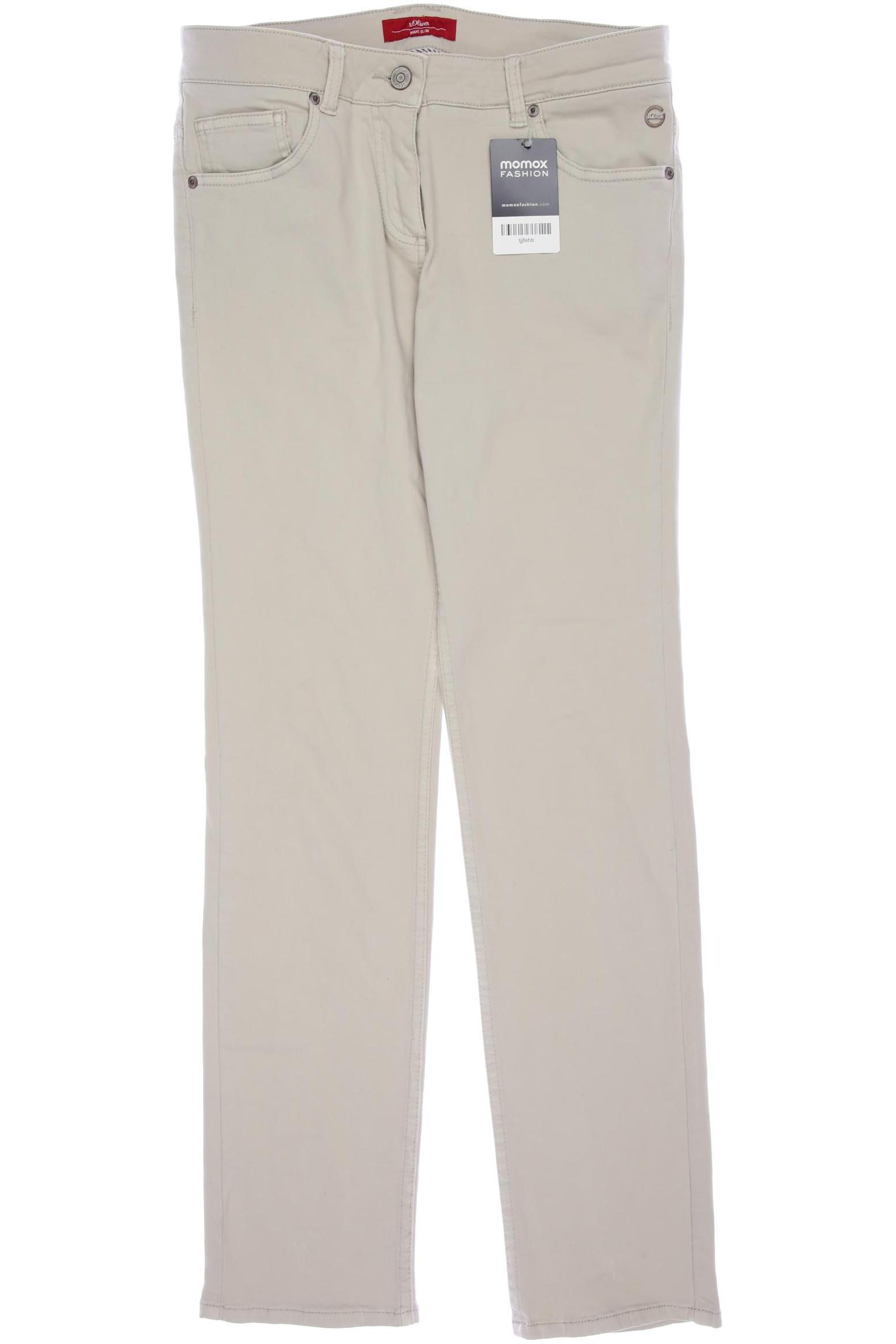 

s.Oliver Damen Stoffhose, cremeweiß, Gr. 36