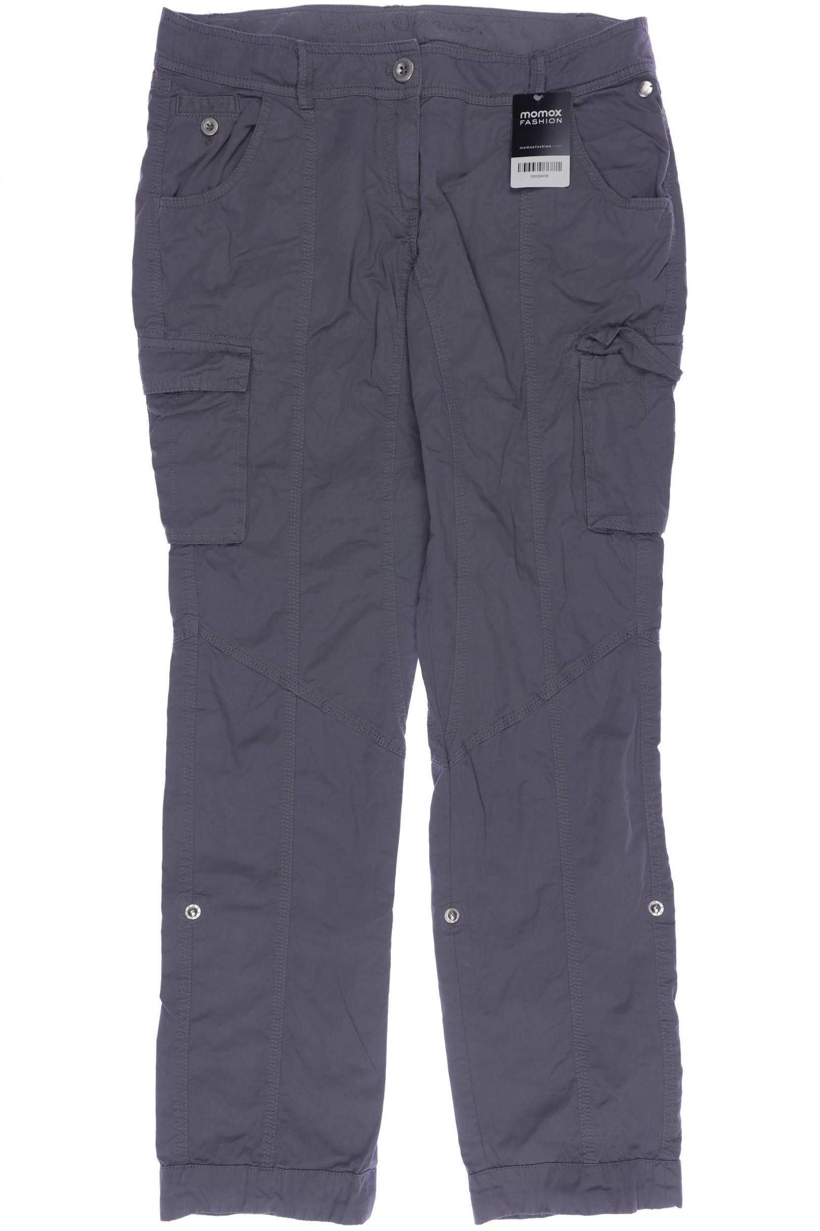 

s.Oliver Damen Stoffhose, grau, Gr. 33