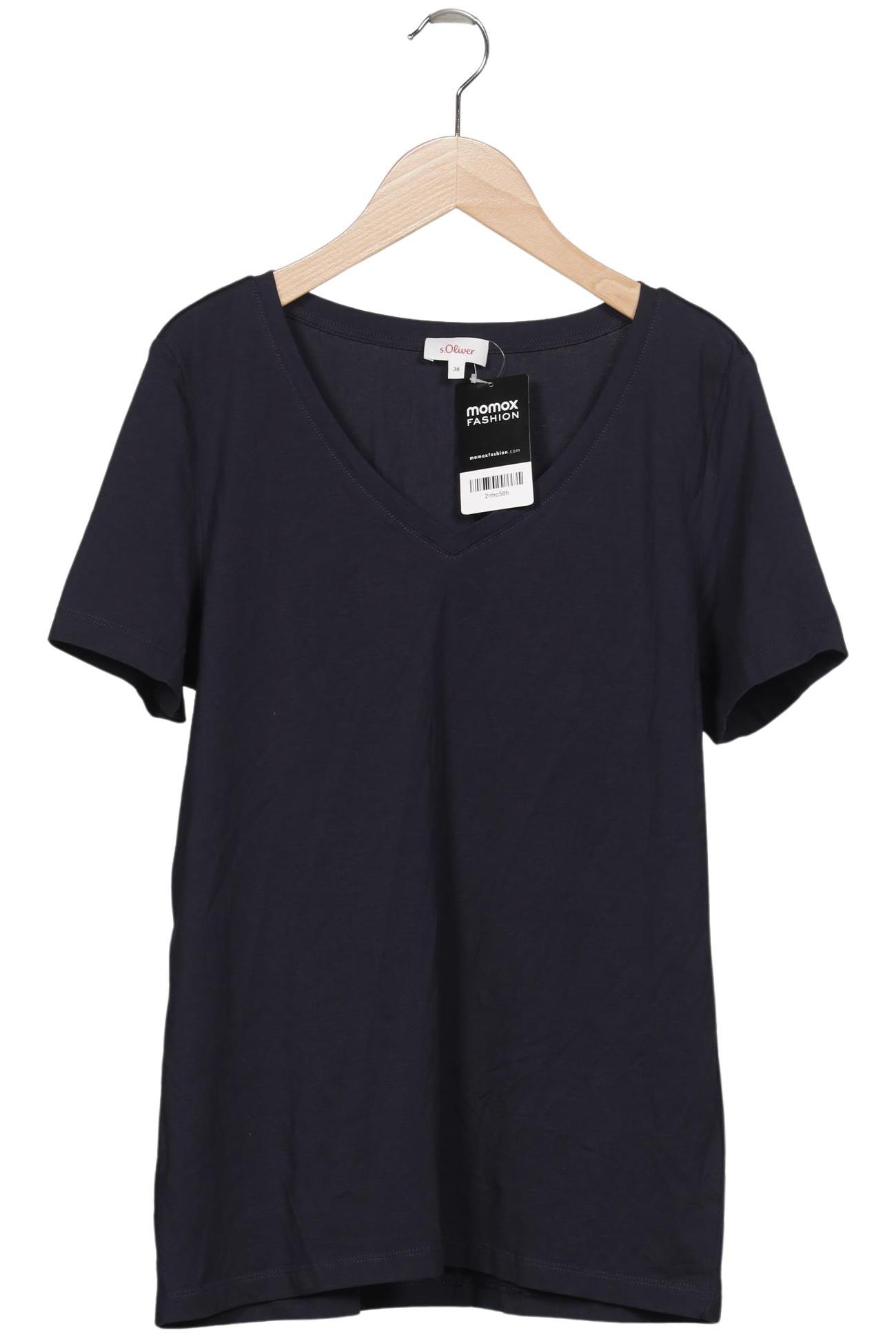 

s.Oliver Damen T-Shirt, marineblau, Gr. 38