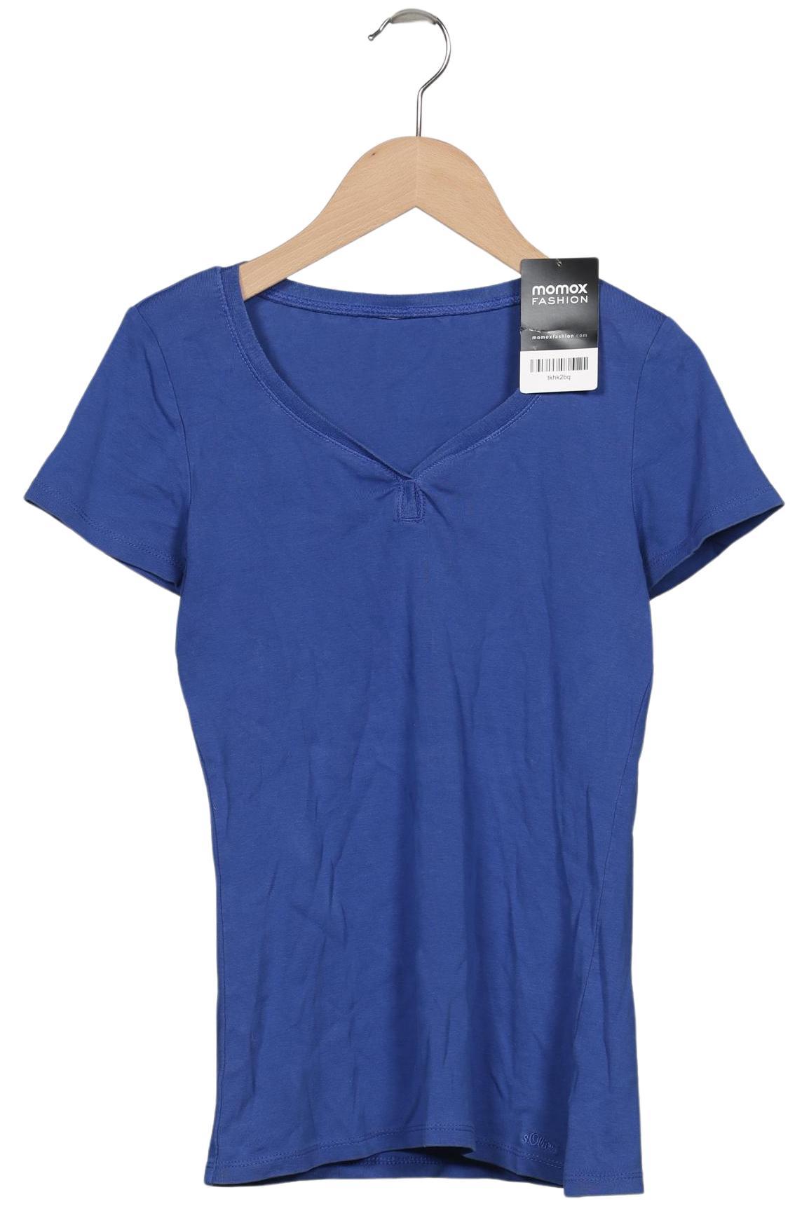 

s.Oliver Damen T-Shirt, blau, Gr. 36