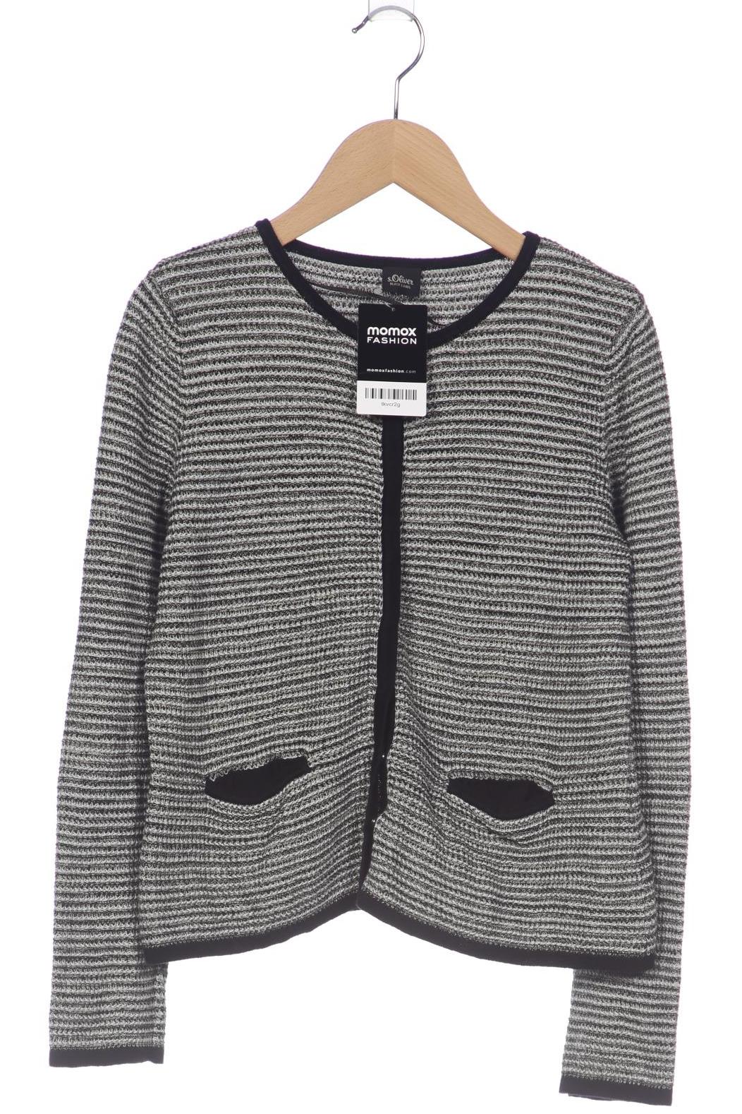 

s.Oliver Damen Strickjacke, grau, Gr. 38