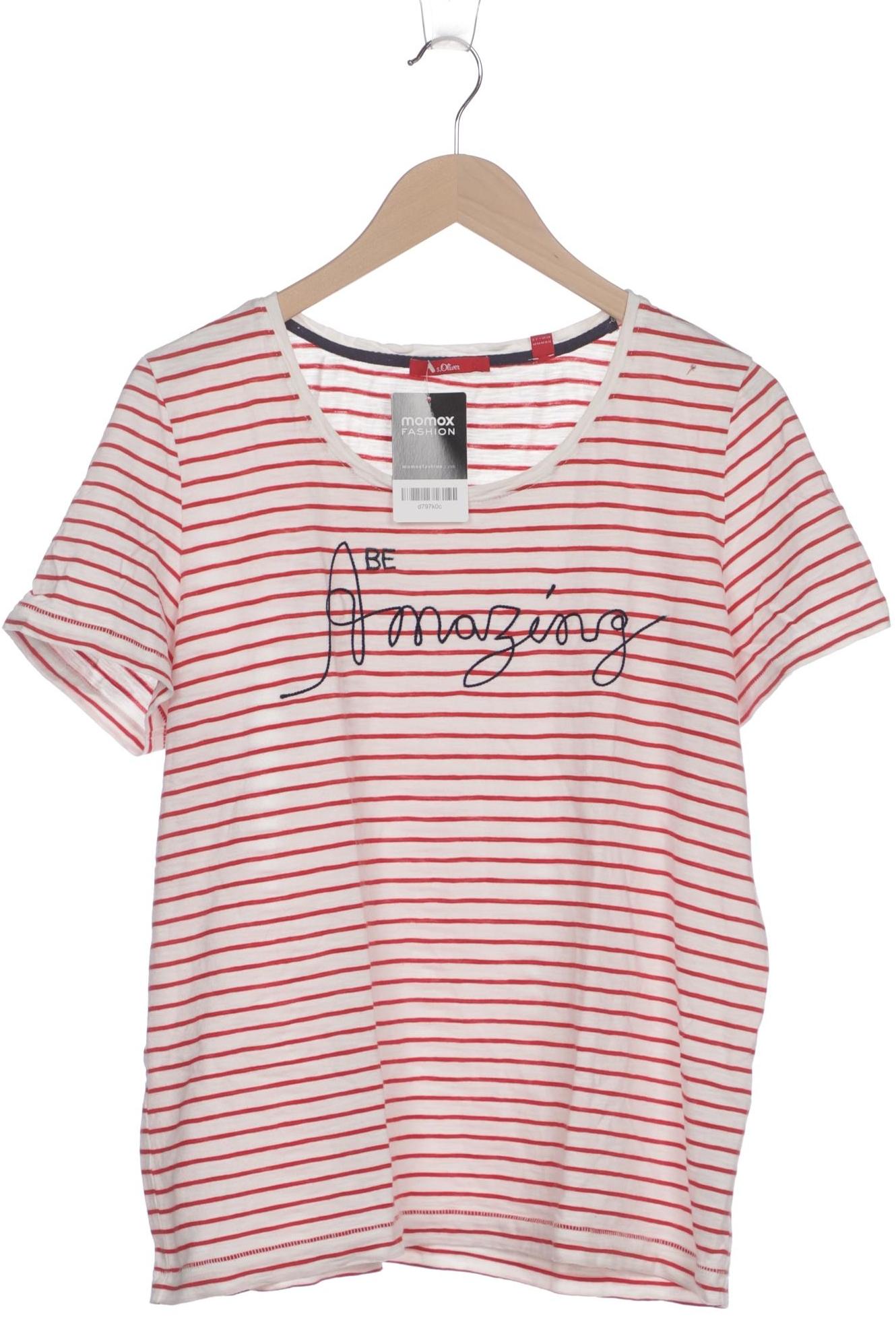 

s.Oliver Damen T-Shirt, weiß, Gr. 42