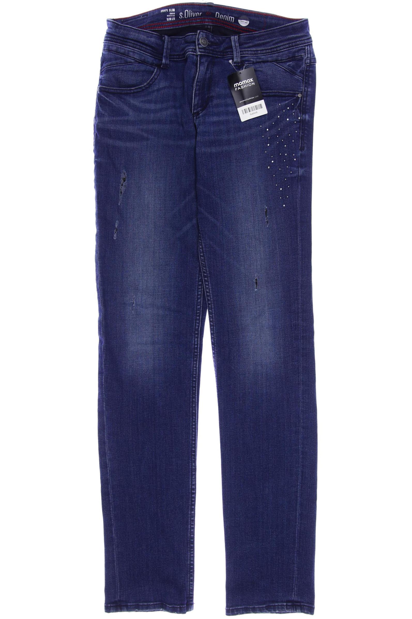 

s.Oliver Damen Jeans, blau