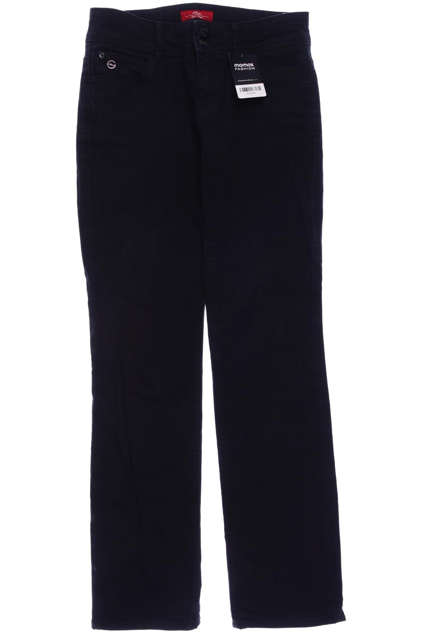 

s.Oliver Damen Jeans, schwarz