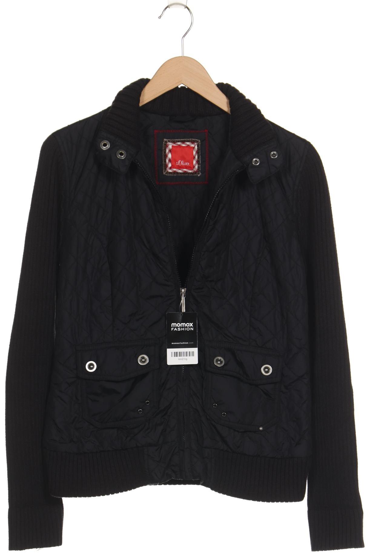 

s.Oliver Damen Jacke, schwarz, Gr. 40