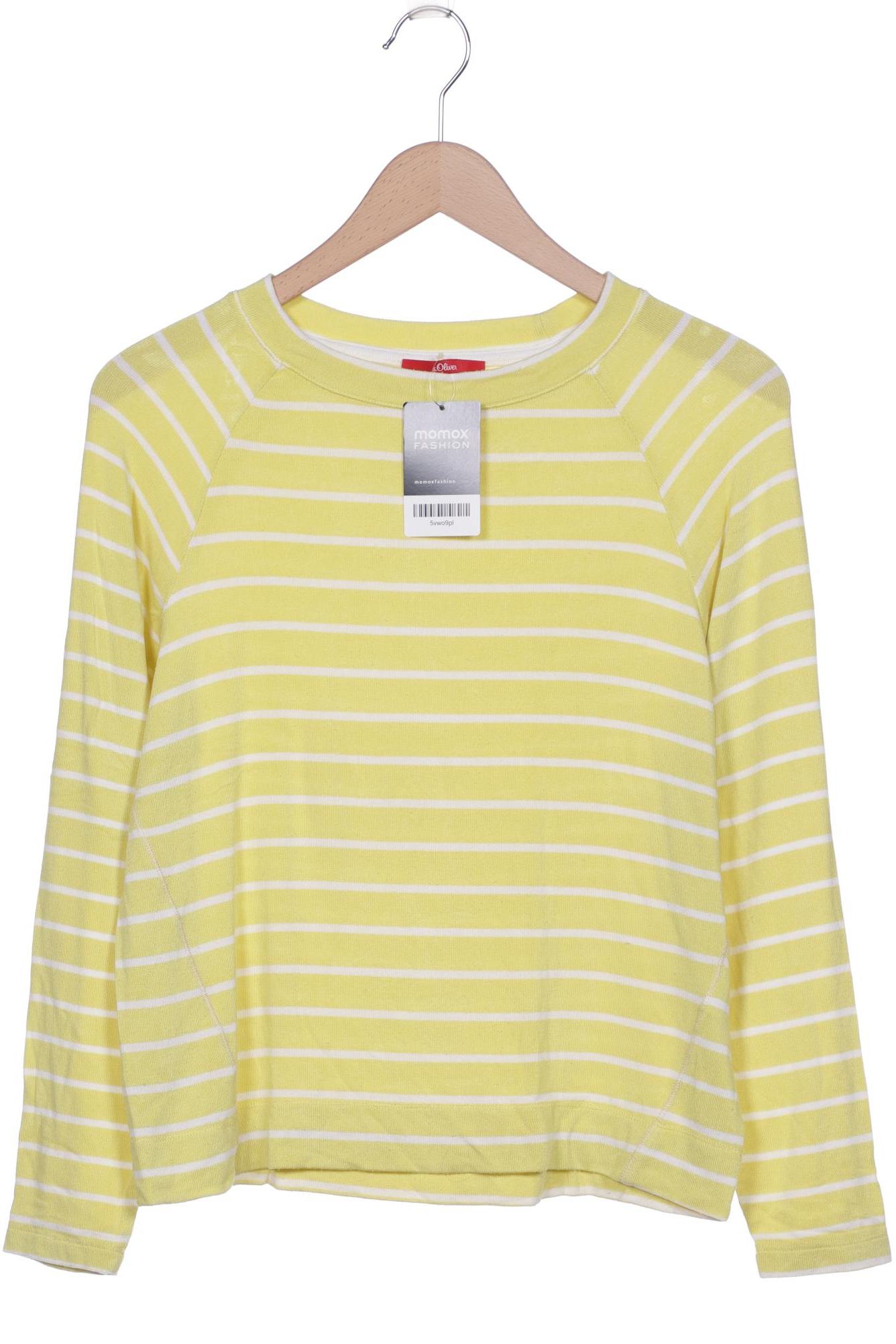 

s.Oliver Damen Pullover, gelb, Gr. 34