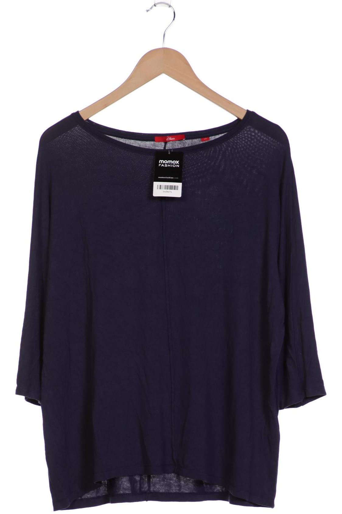 

s.Oliver Damen Langarmshirt, marineblau, Gr. 46