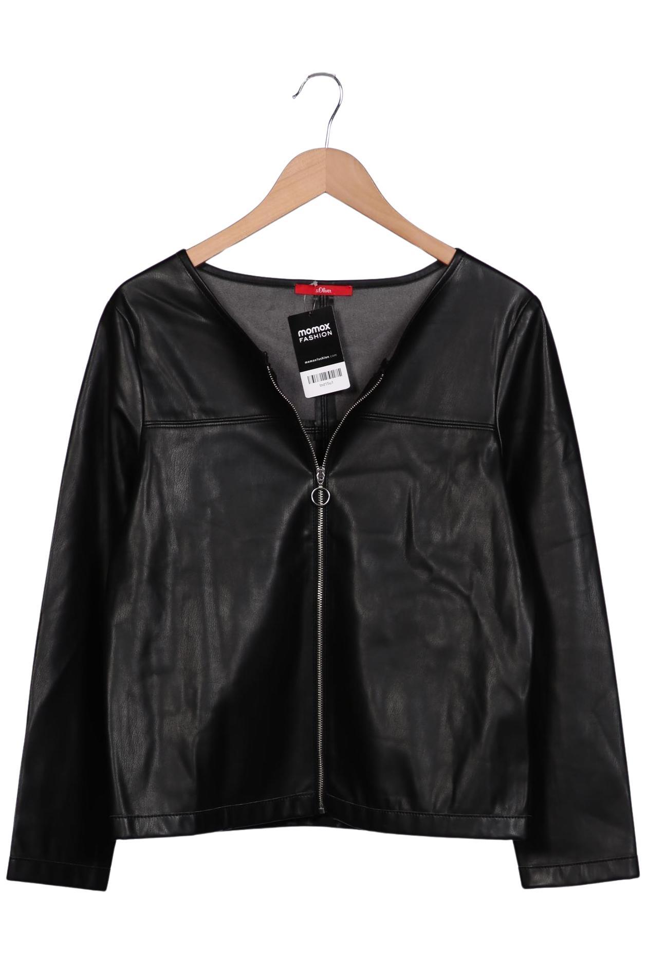 

s.Oliver Damen Jacke, schwarz, Gr. 42