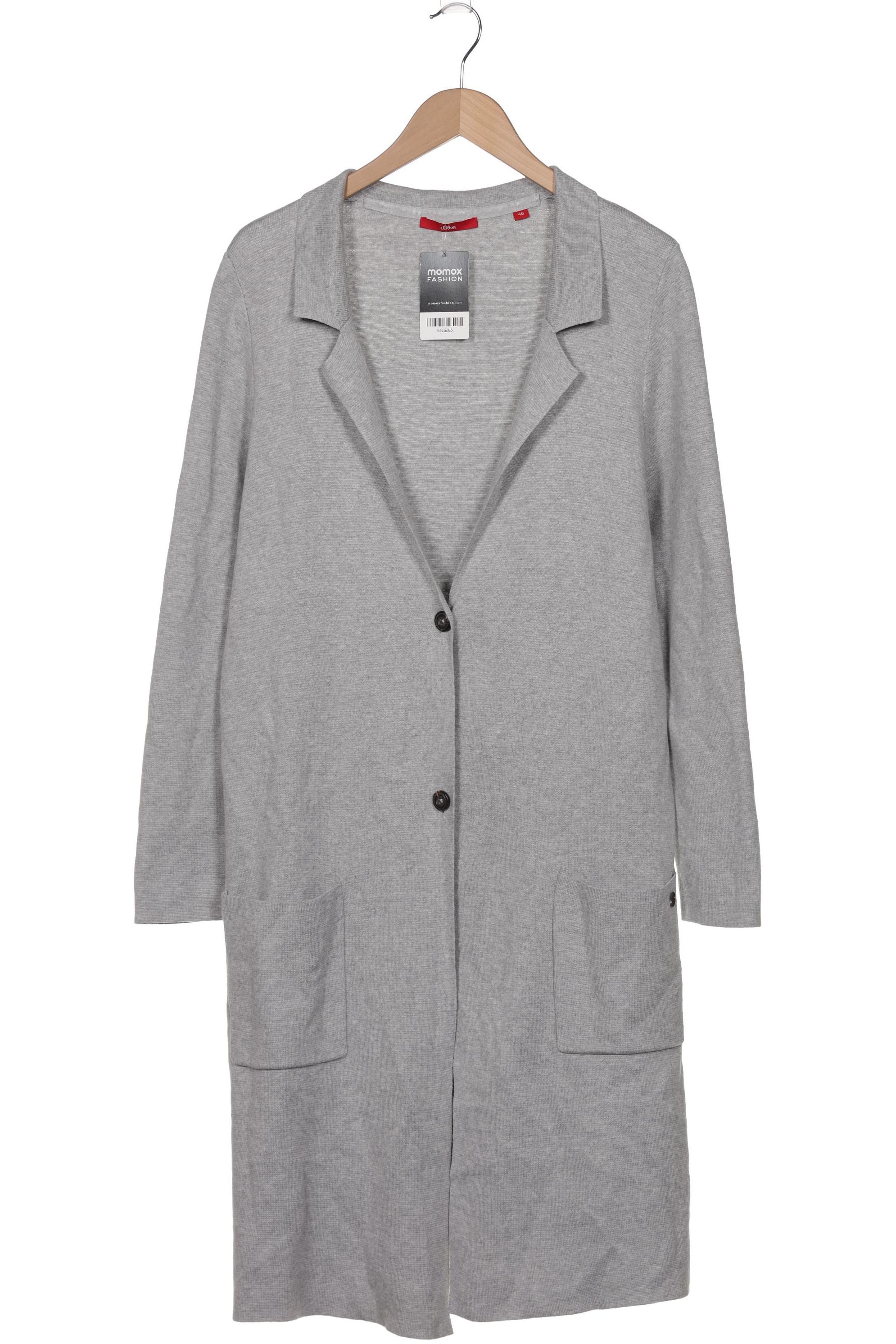 

s.Oliver Damen Strickjacke, grau, Gr. 46