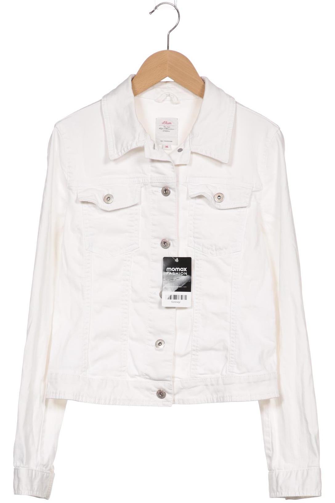 

s.Oliver Damen Jacke, weiß, Gr. 36