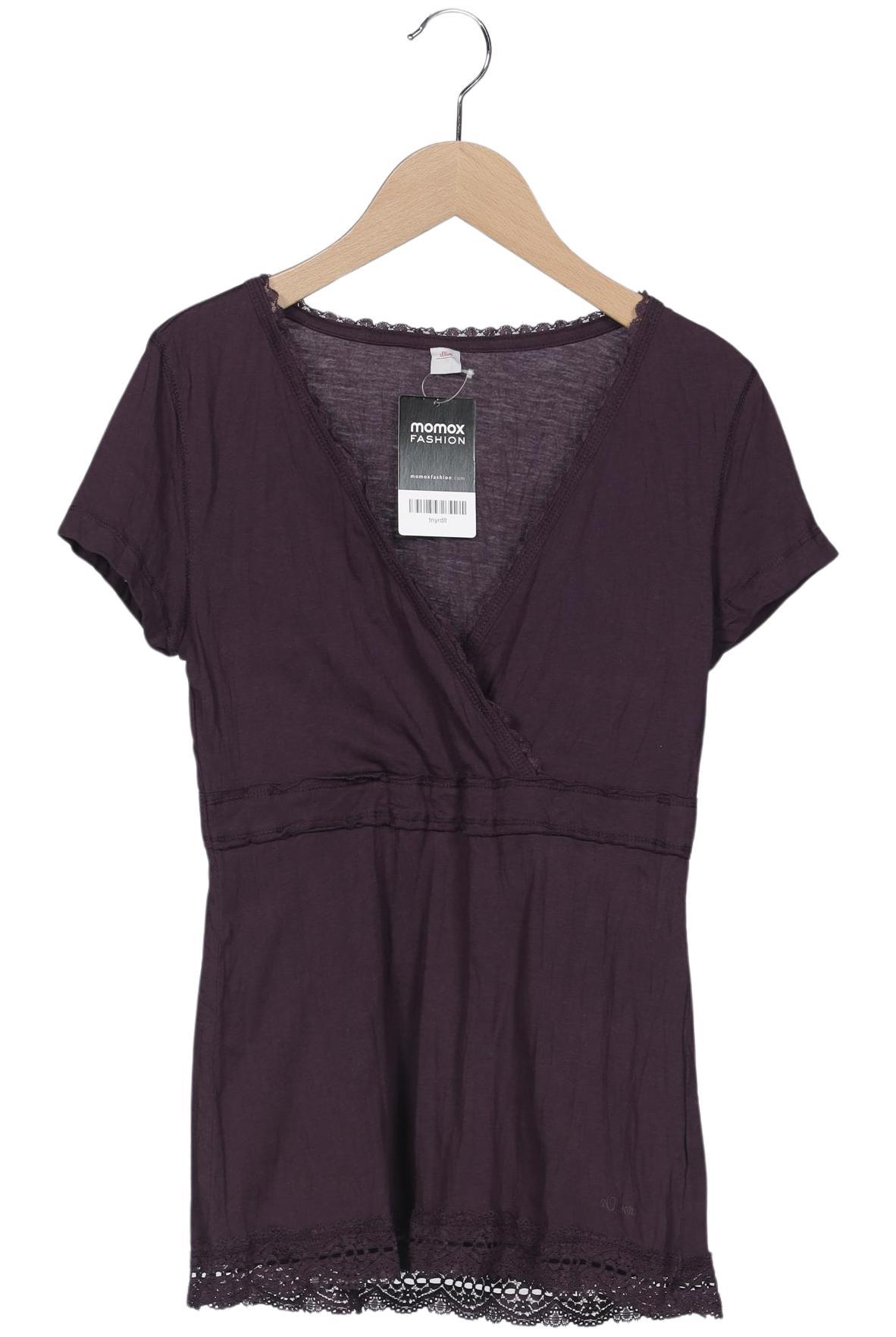 

s.Oliver Damen T-Shirt, flieder, Gr. 34