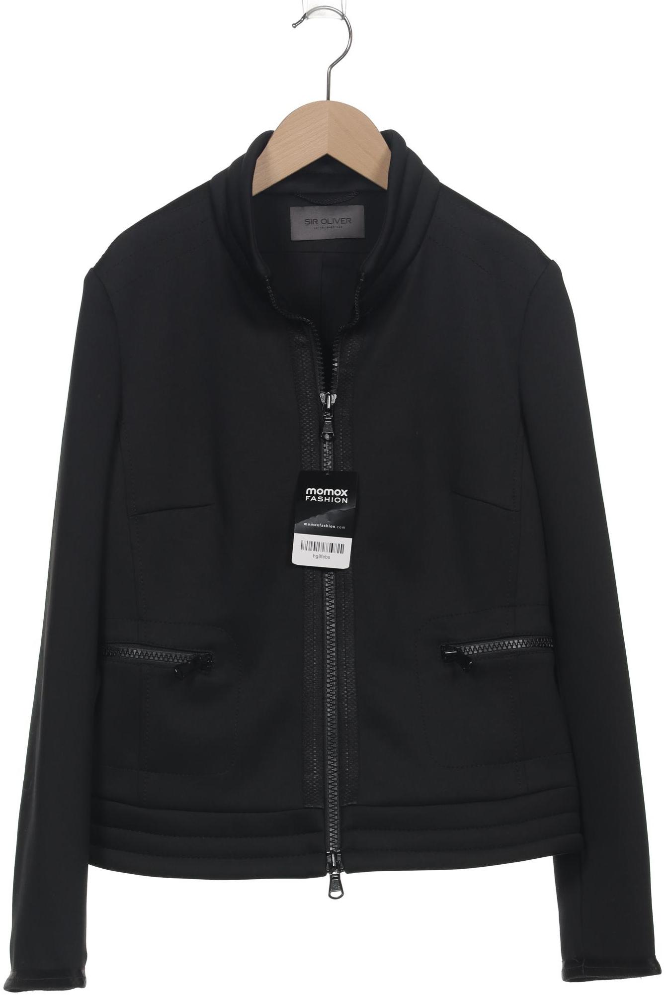 

s.Oliver Damen Jacke, schwarz, Gr. 38