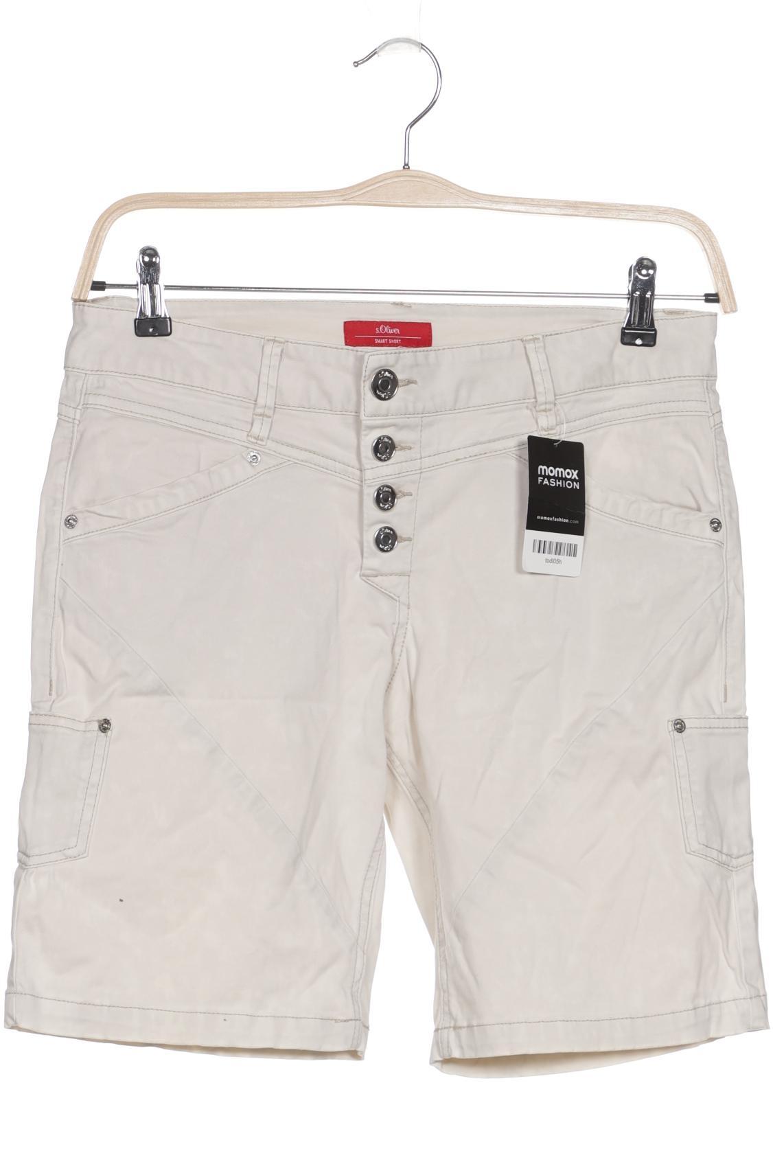

s.Oliver Damen Shorts, cremeweiß, Gr. 31