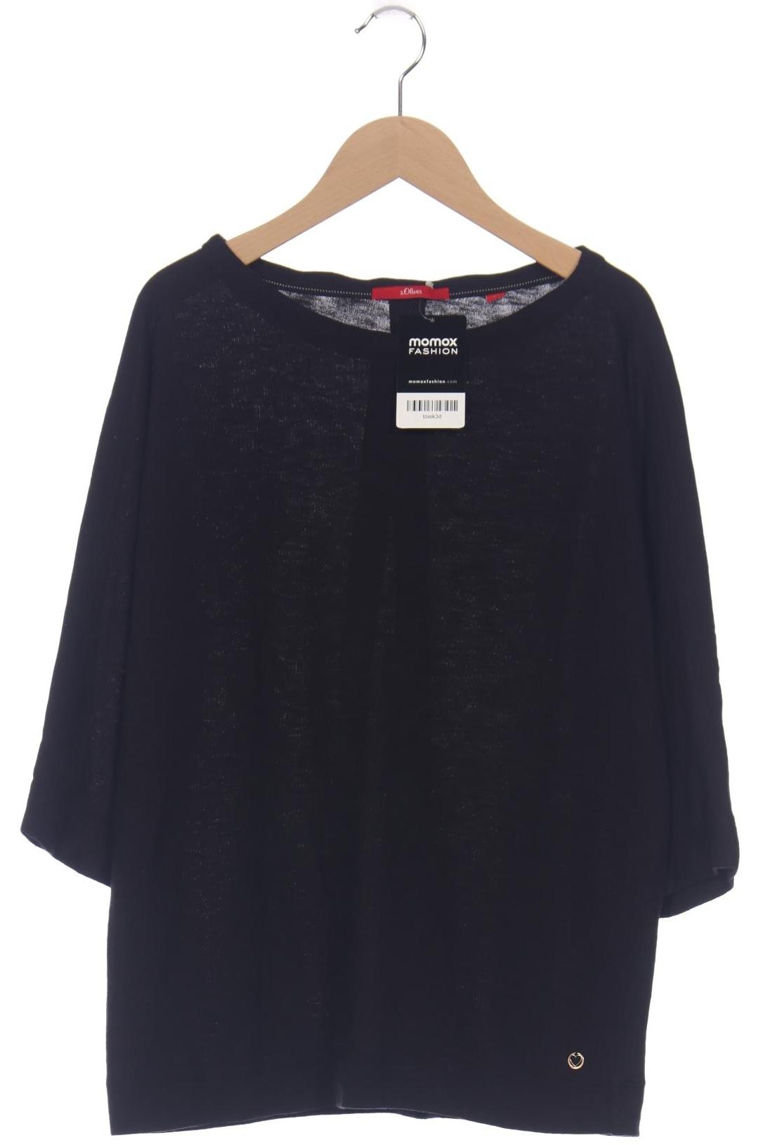 

s.Oliver Damen Langarmshirt, schwarz, Gr. 38