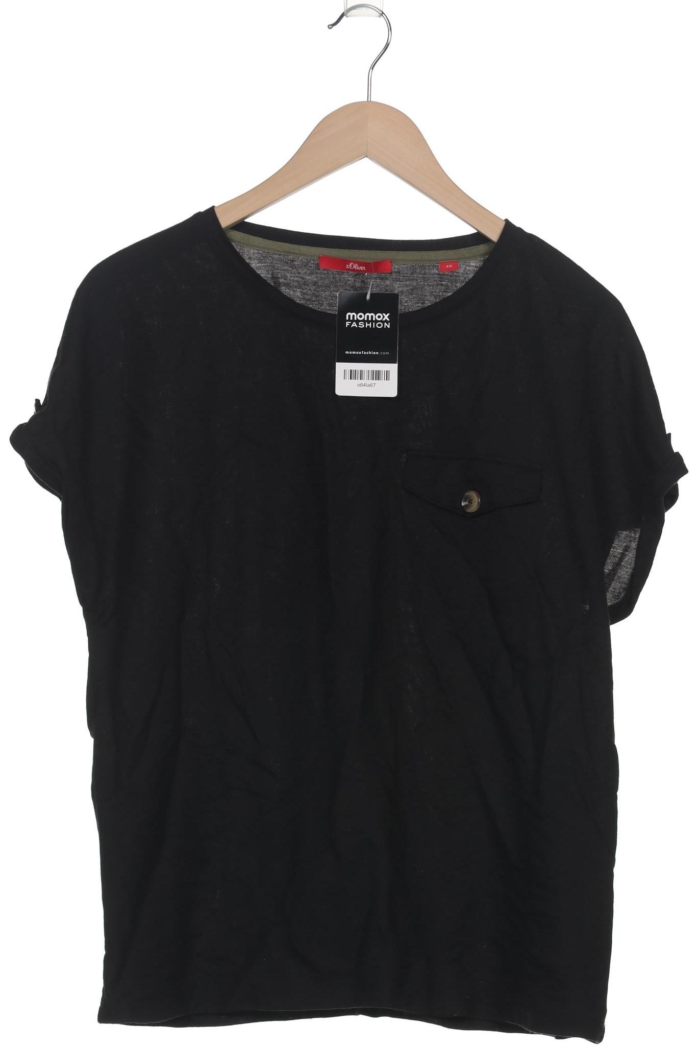 

s.Oliver Damen T-Shirt, schwarz, Gr. 42