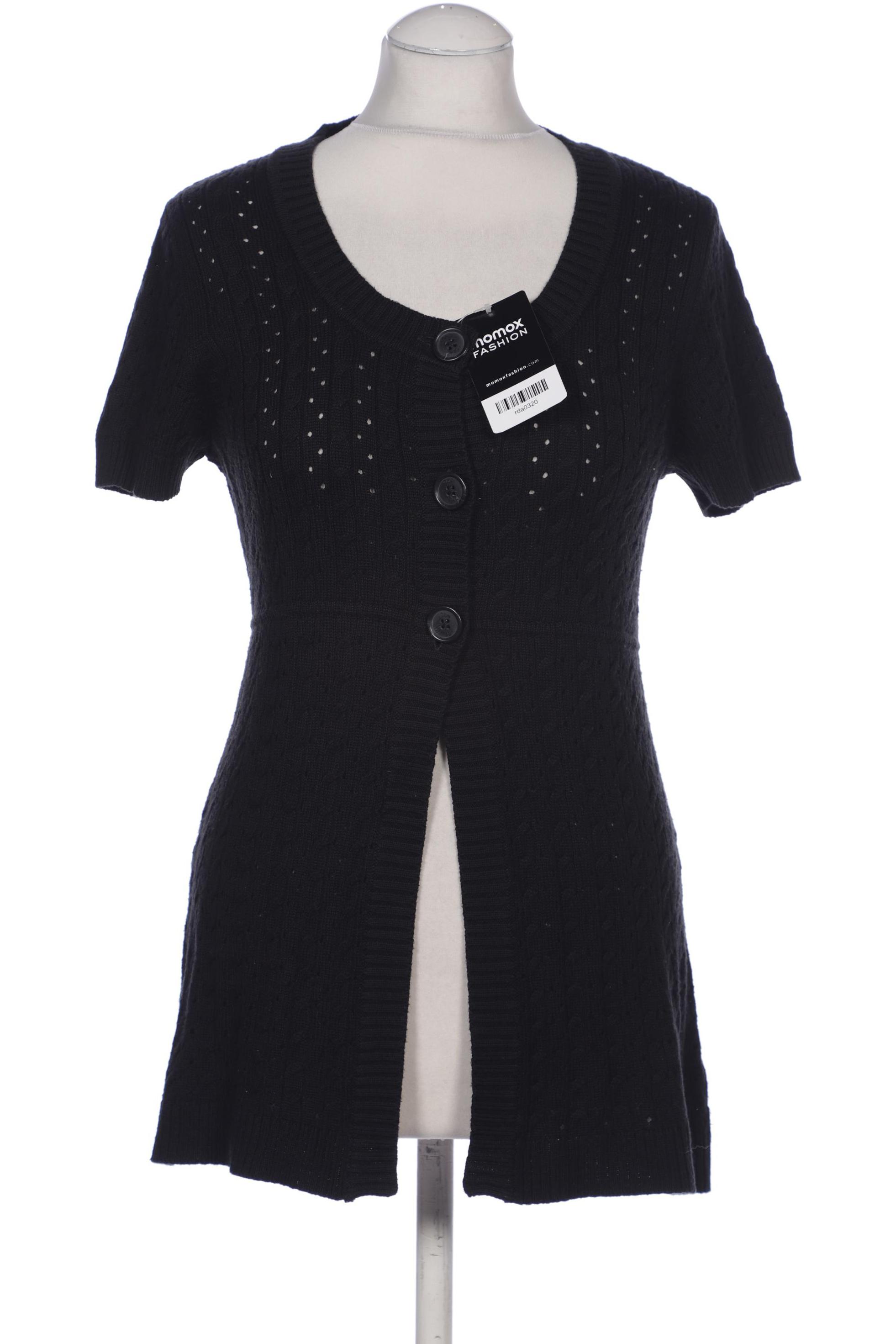 

s.Oliver Damen Strickjacke, schwarz, Gr. 38