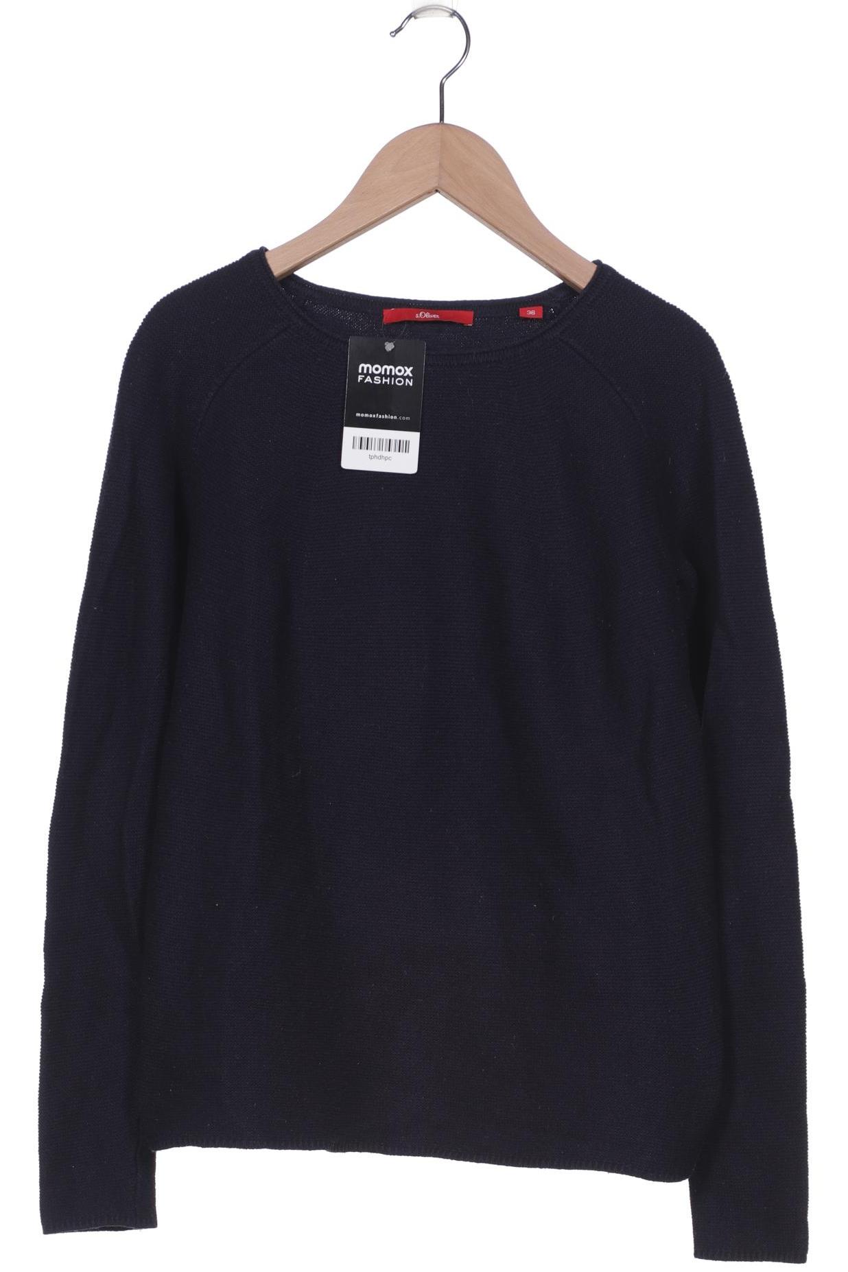 

s.Oliver Damen Pullover, marineblau