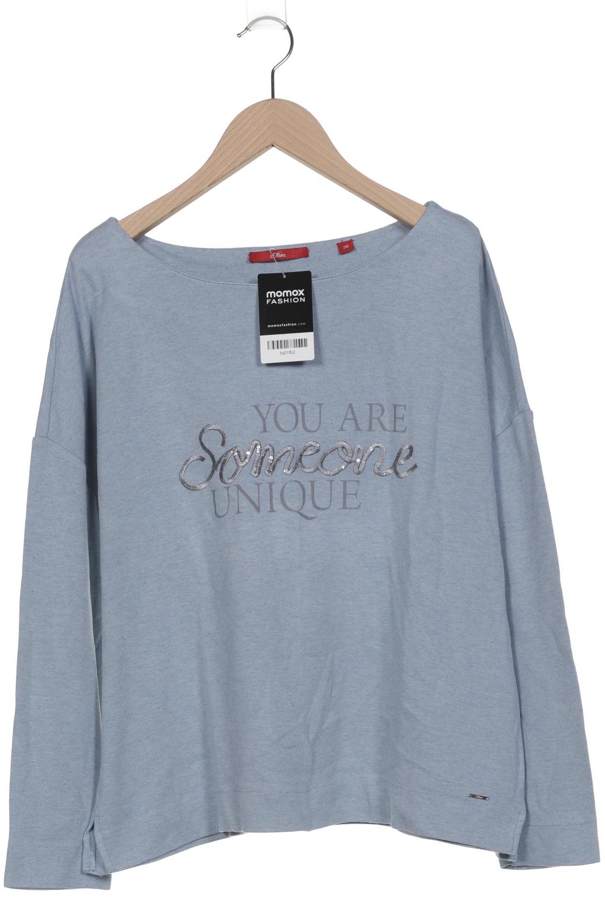 

s.Oliver Damen Sweatshirt, hellblau, Gr. 38