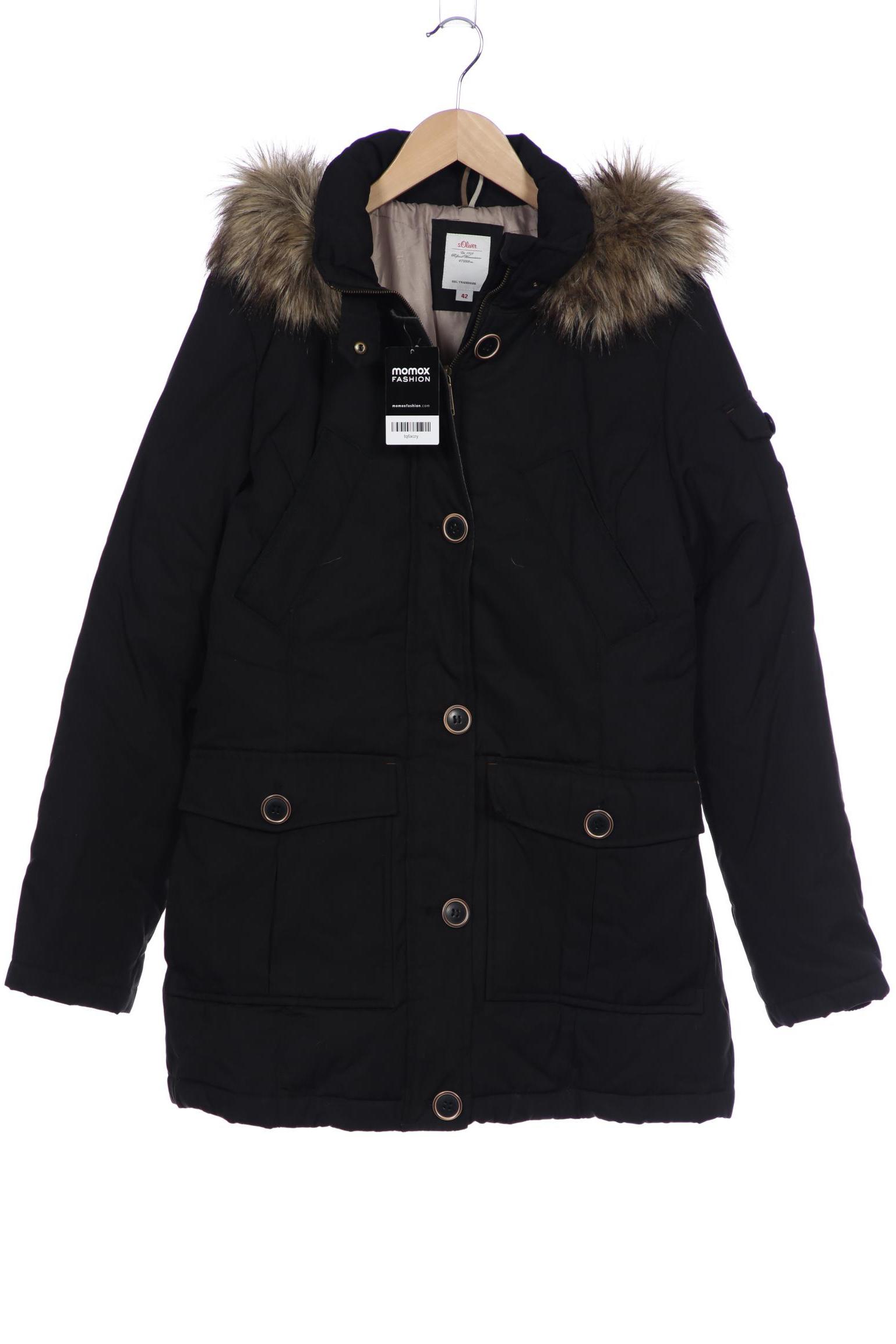 

s.Oliver Damen Jacke, schwarz, Gr. 42