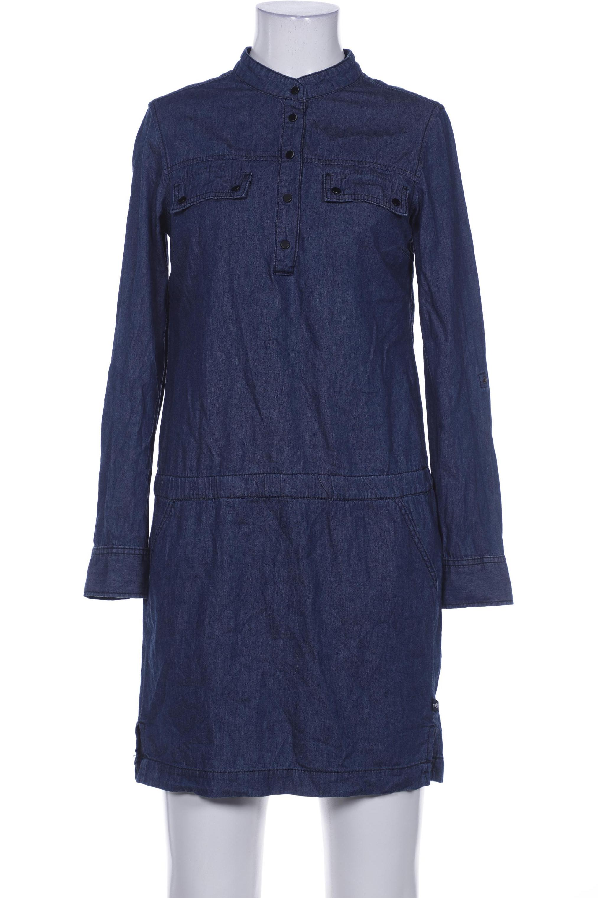 

s.Oliver Damen Kleid, blau, Gr. 34