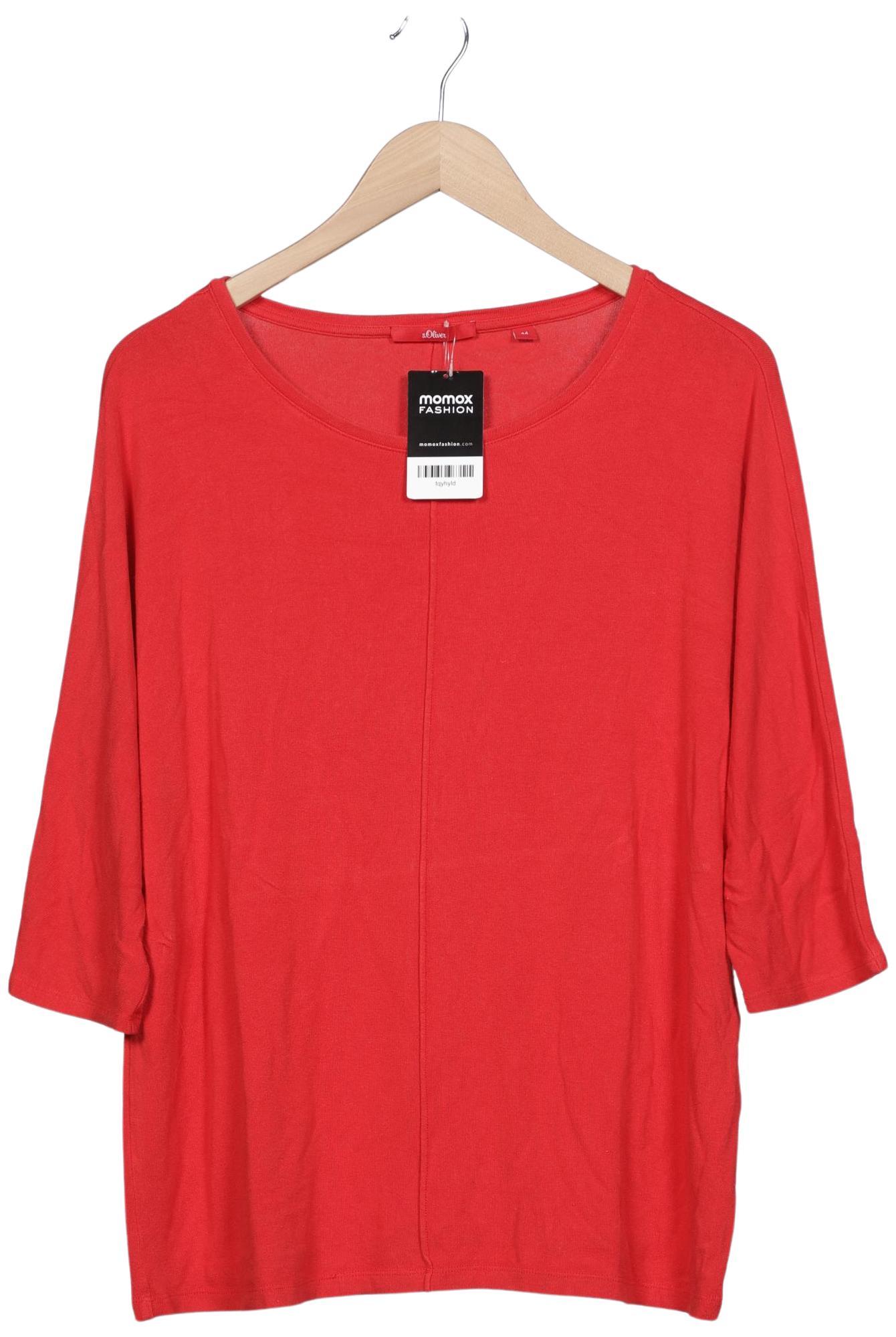

s.Oliver Damen Langarmshirt, rot, Gr. 44