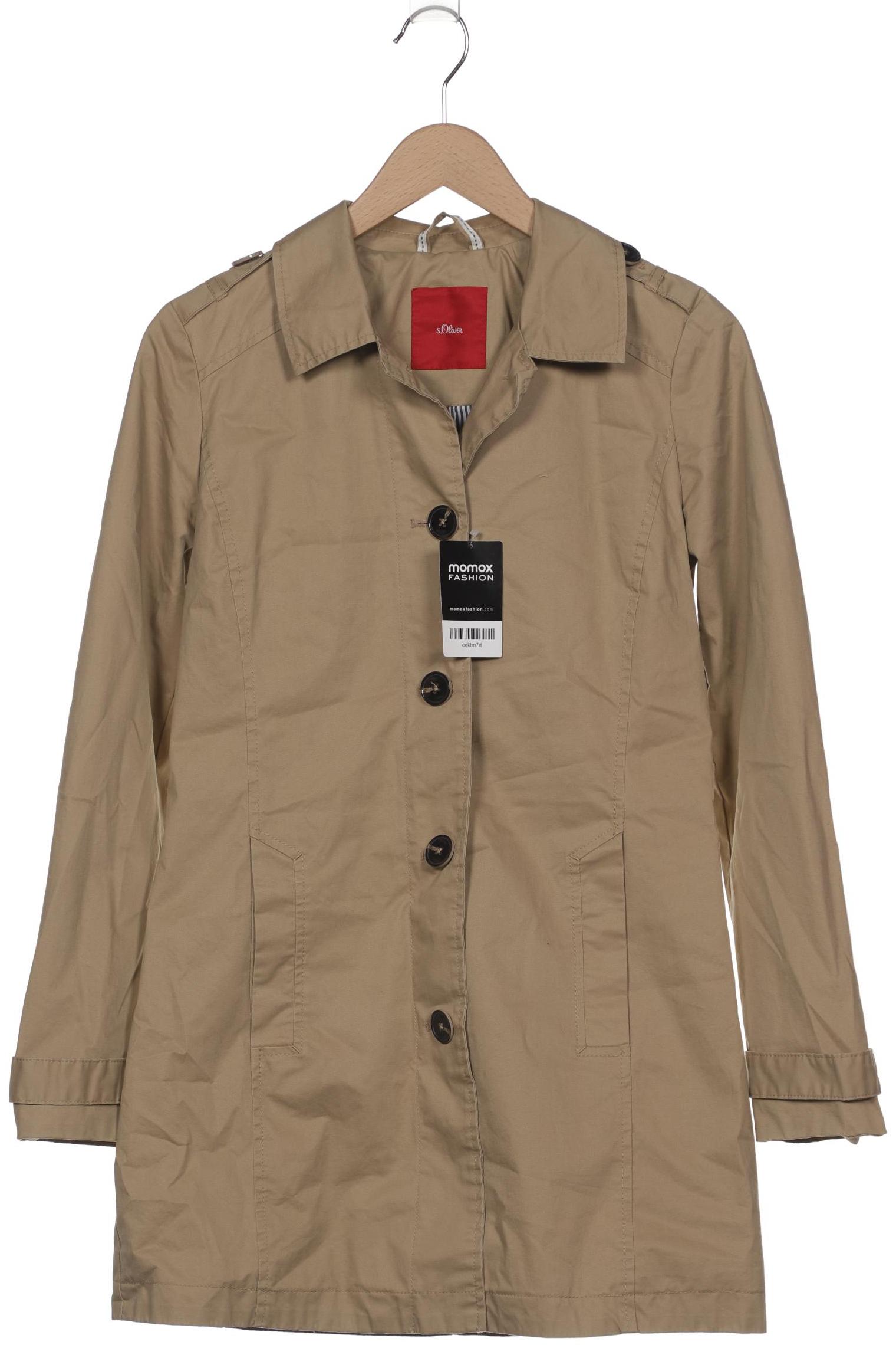 

s.Oliver Damen Mantel, beige, Gr. 36
