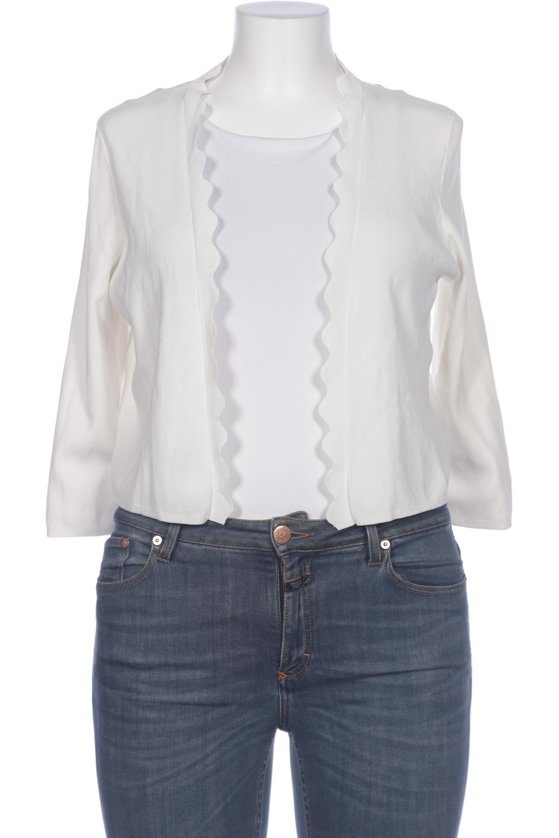 

s.Oliver Damen Strickjacke, weiß, Gr. 42