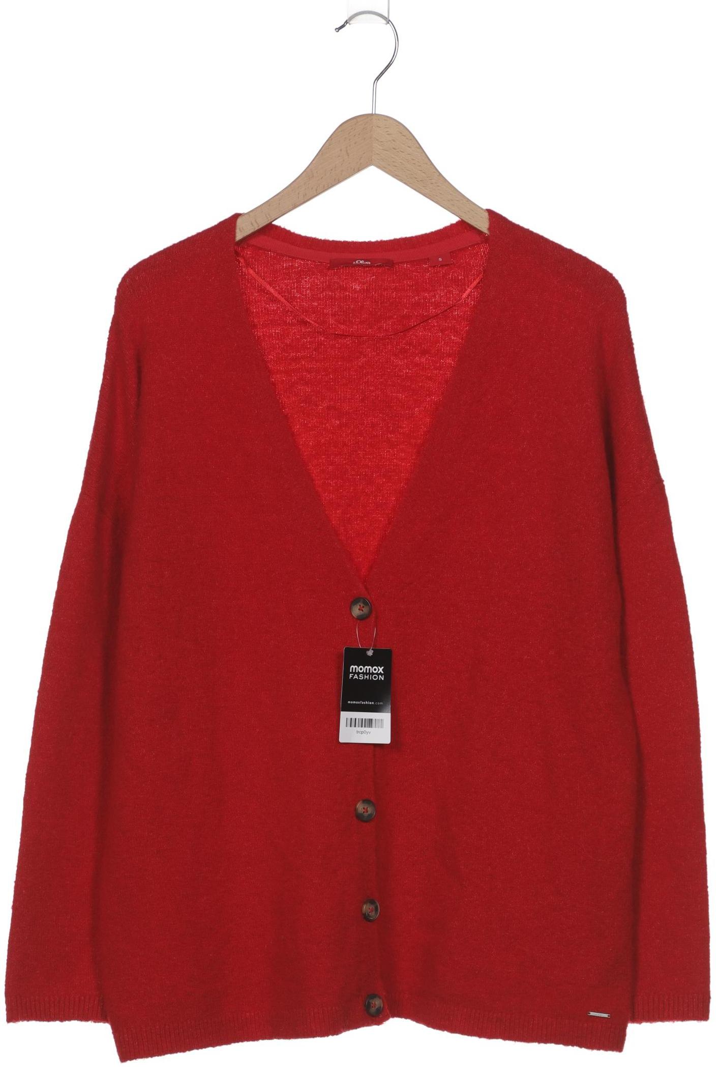 

s.Oliver Damen Strickjacke, rot, Gr. 36