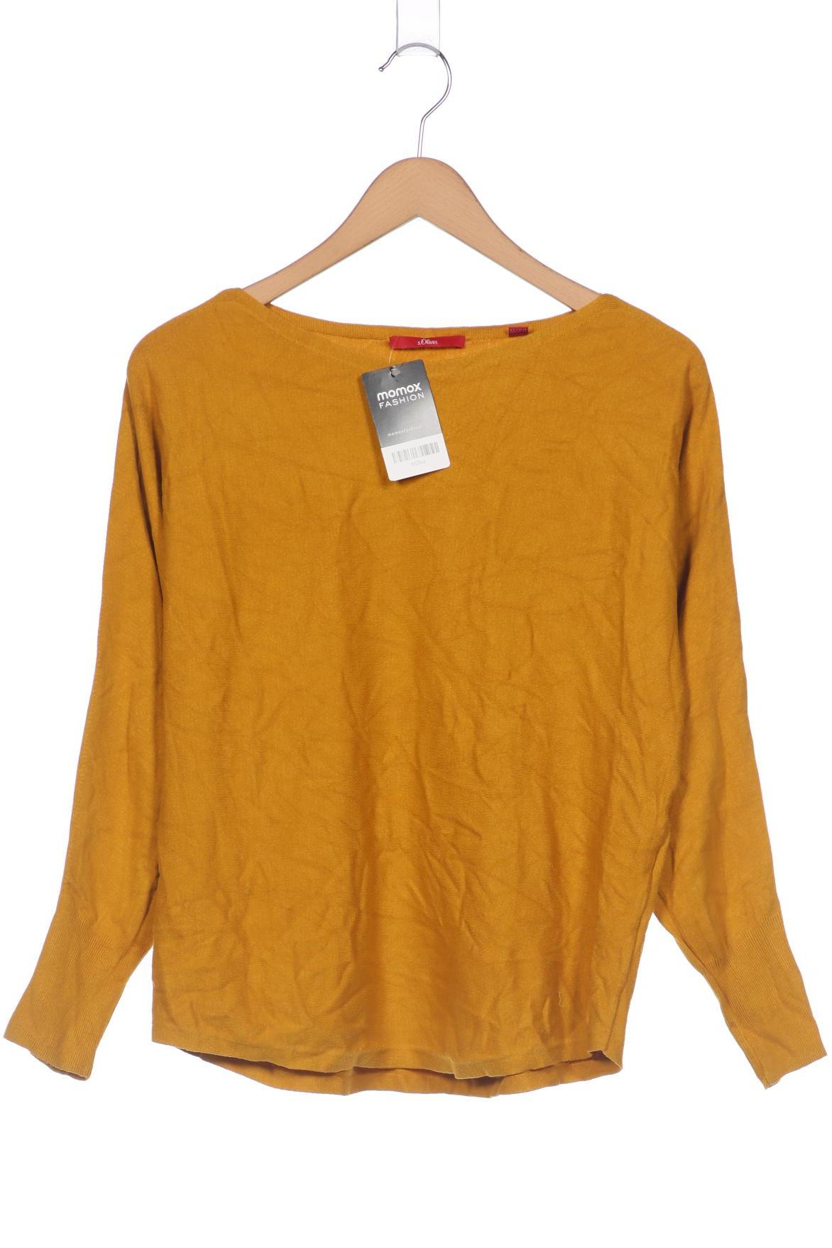 

s.Oliver Damen Pullover, gelb, Gr. 38
