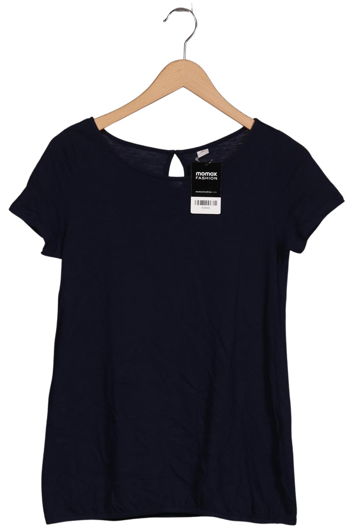 

s.Oliver Damen T-Shirt, marineblau, Gr. 36