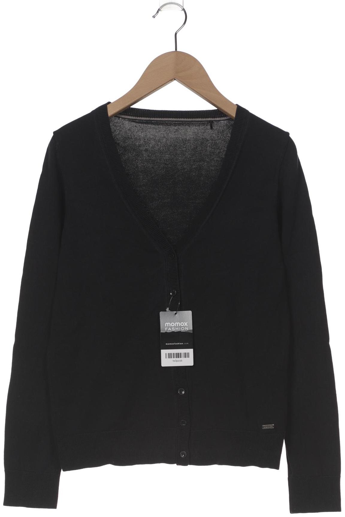 

s.Oliver Damen Strickjacke, schwarz, Gr. 36