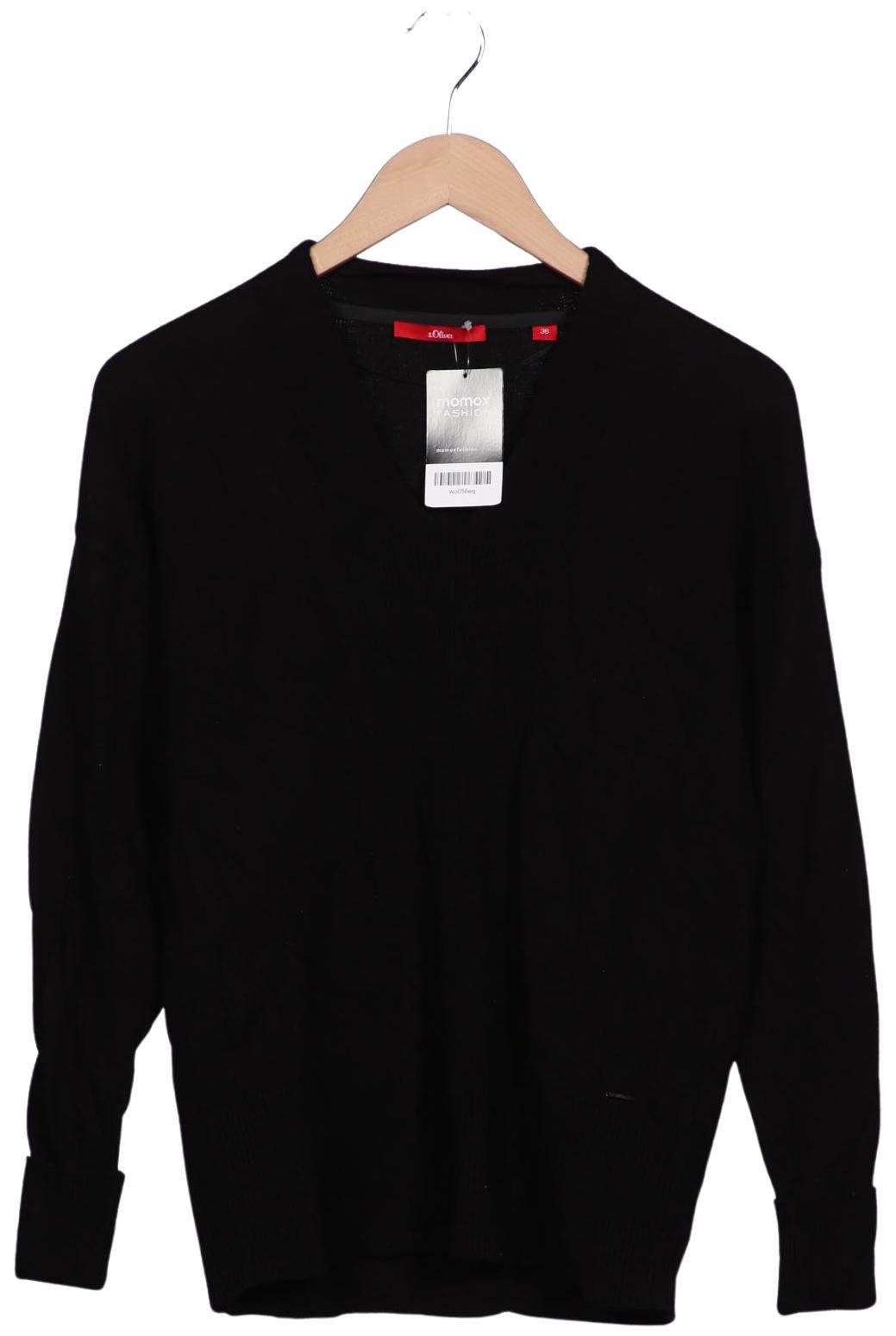 

s.Oliver Damen Pullover, schwarz, Gr. 36