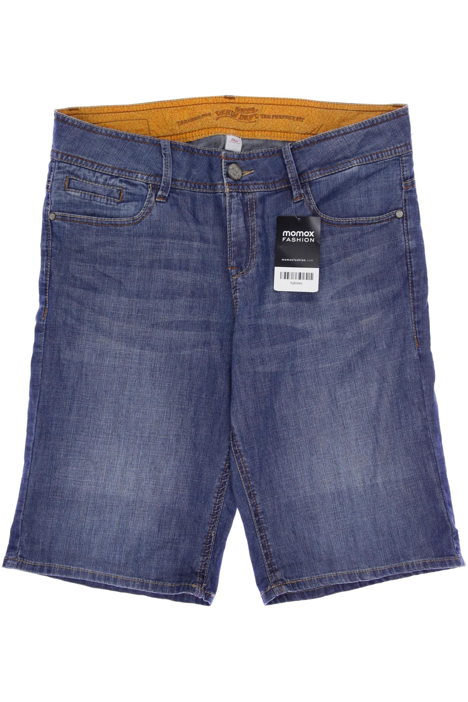 

s.Oliver Damen Shorts, blau, Gr. 36