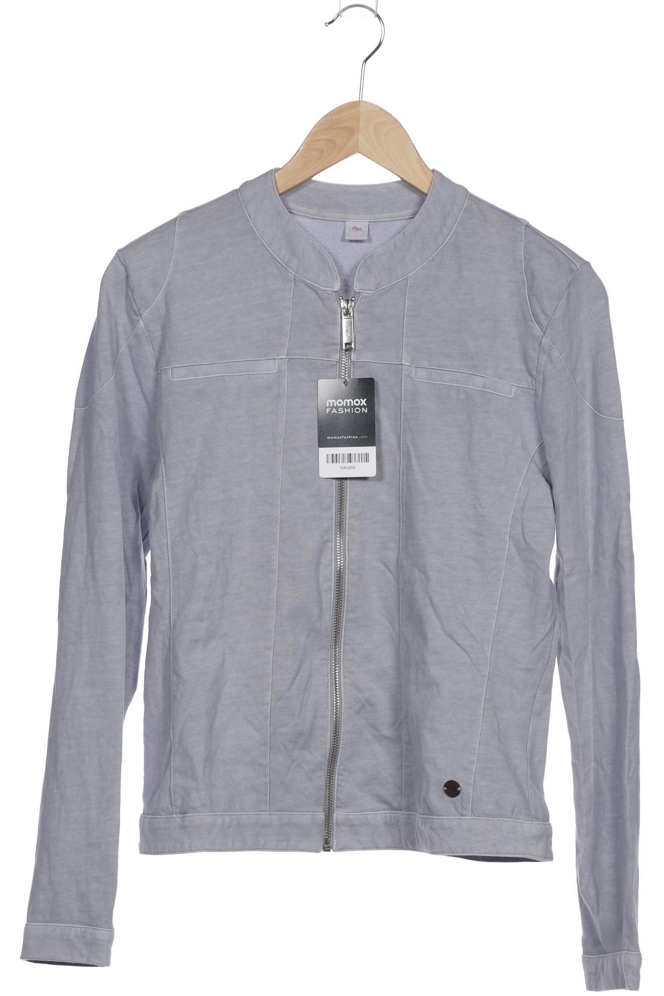 

s.Oliver Damen Strickjacke, grau, Gr. 40