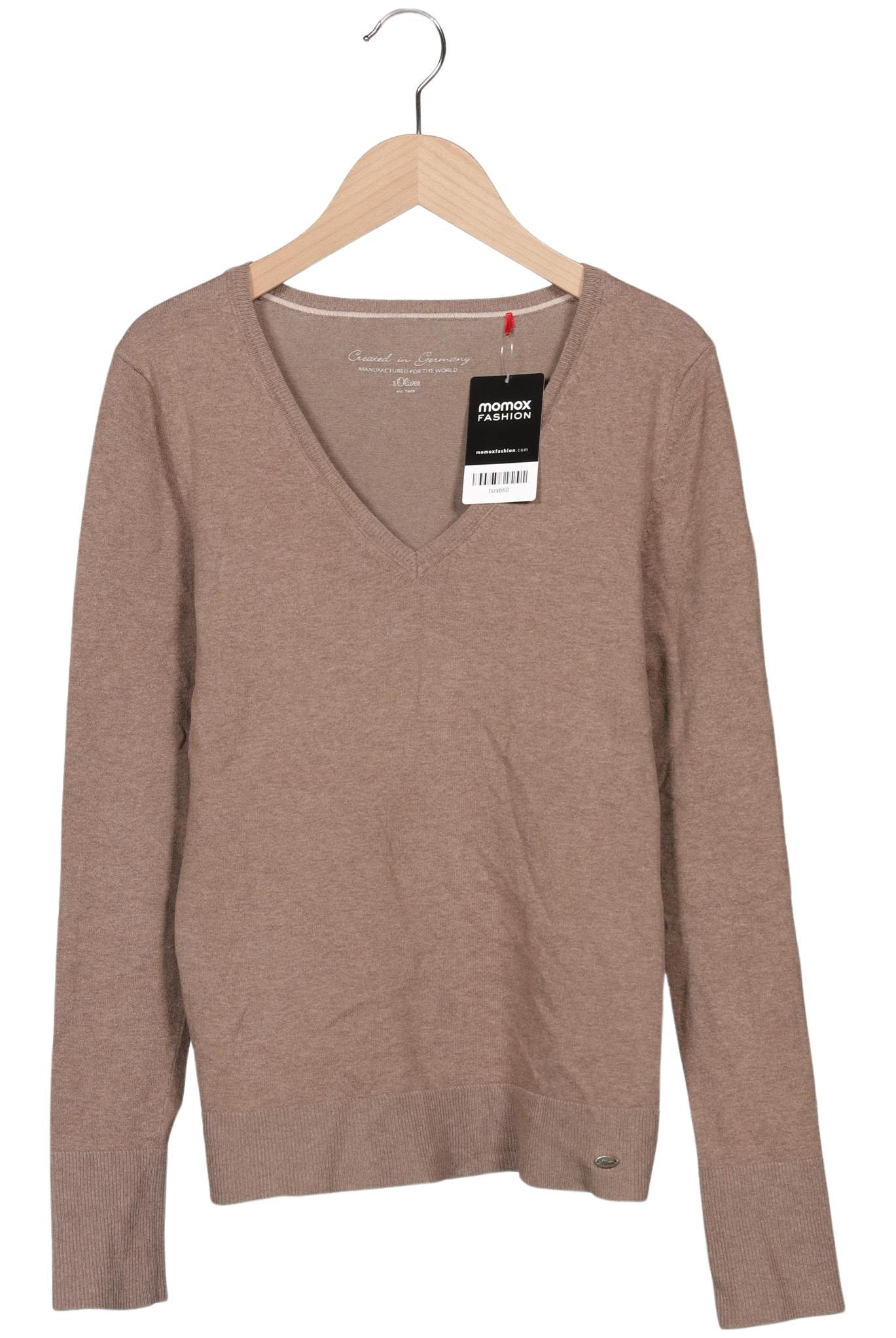 

s.Oliver Damen Pullover, beige, Gr. 38