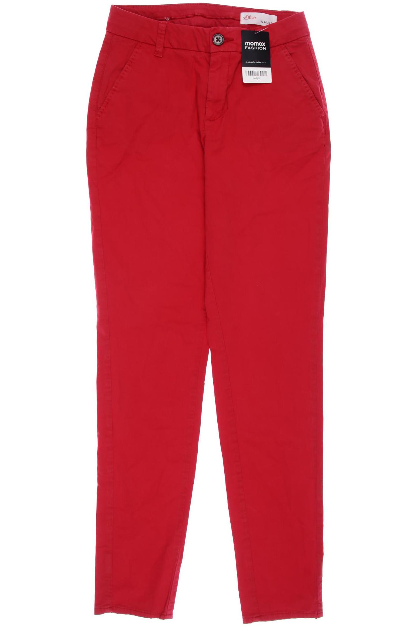 

s.Oliver Damen Jeans, rot