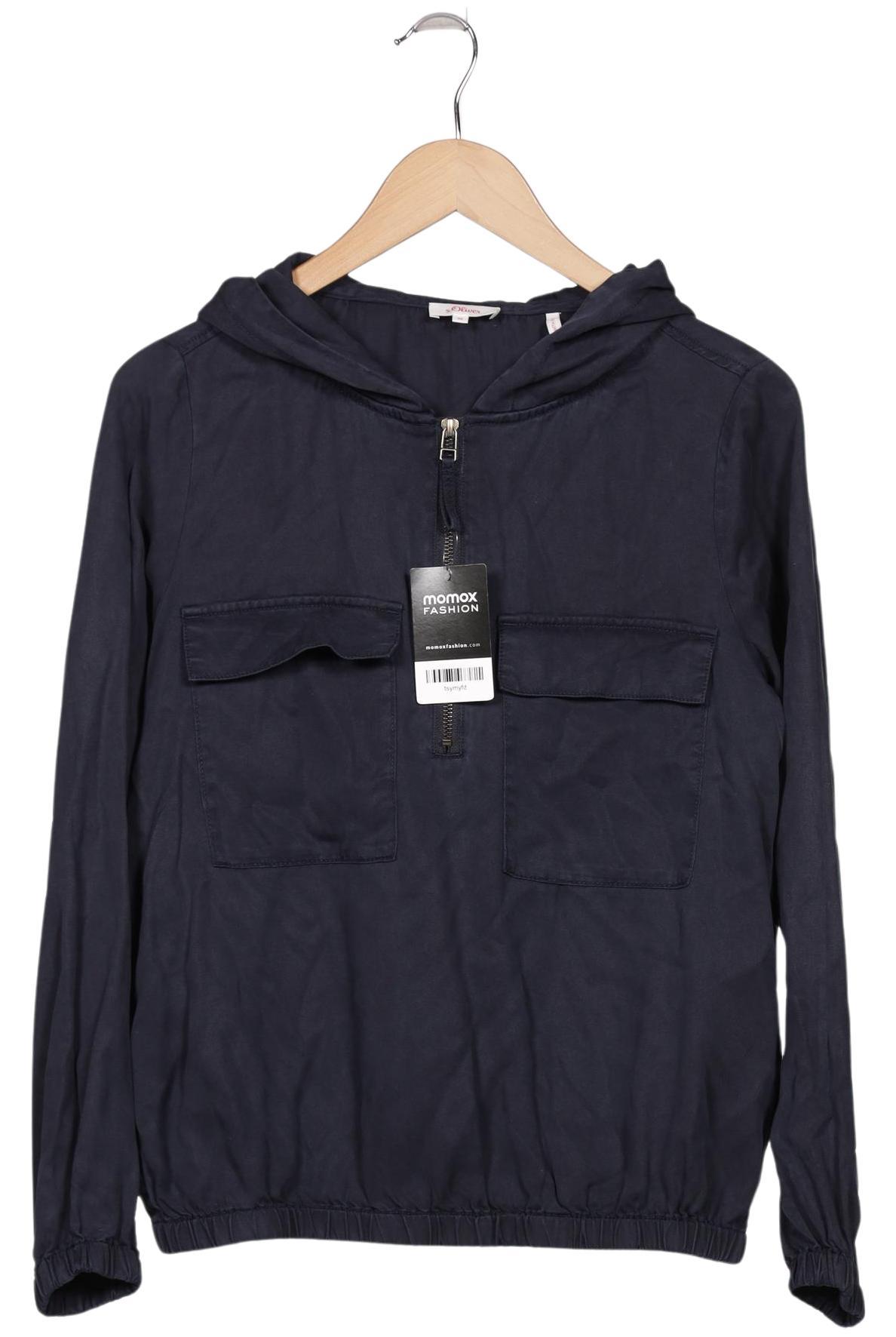 

s.Oliver Damen Kapuzenpullover, marineblau, Gr. 36