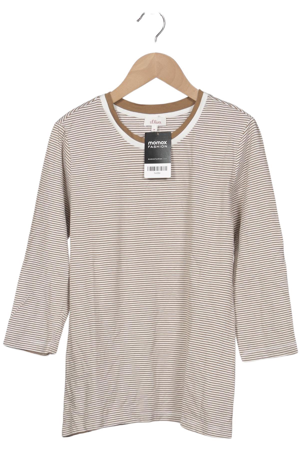 

s.Oliver Damen Langarmshirt, beige, Gr. 38