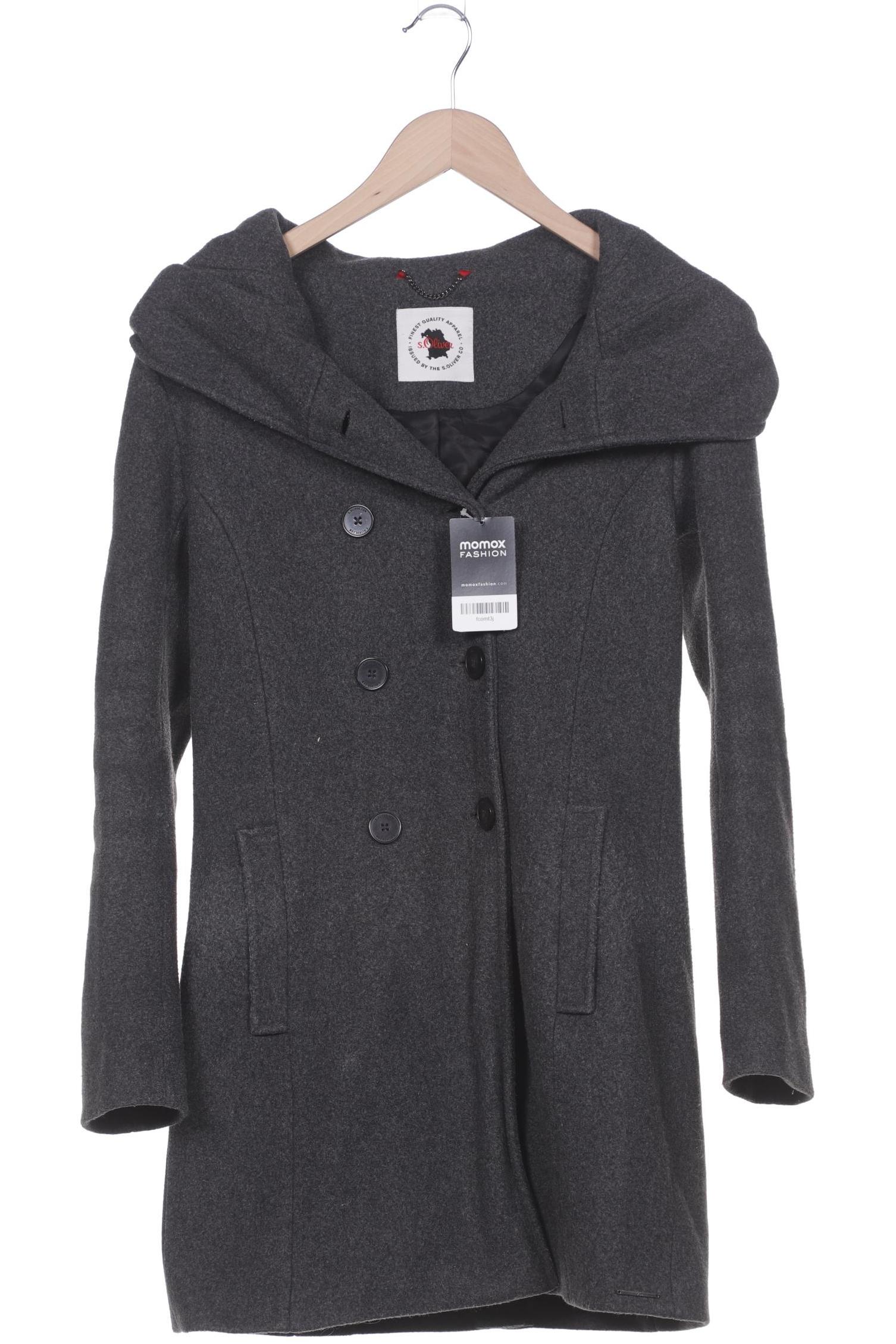 

s.Oliver Damen Mantel, grau, Gr. 34
