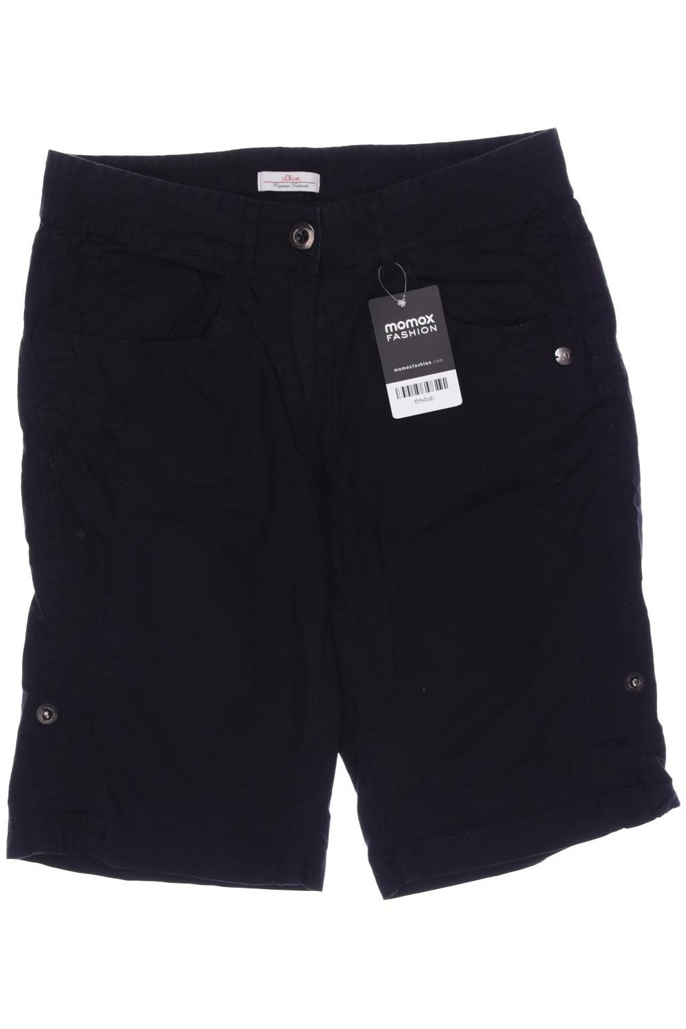 

s.Oliver Damen Shorts, schwarz