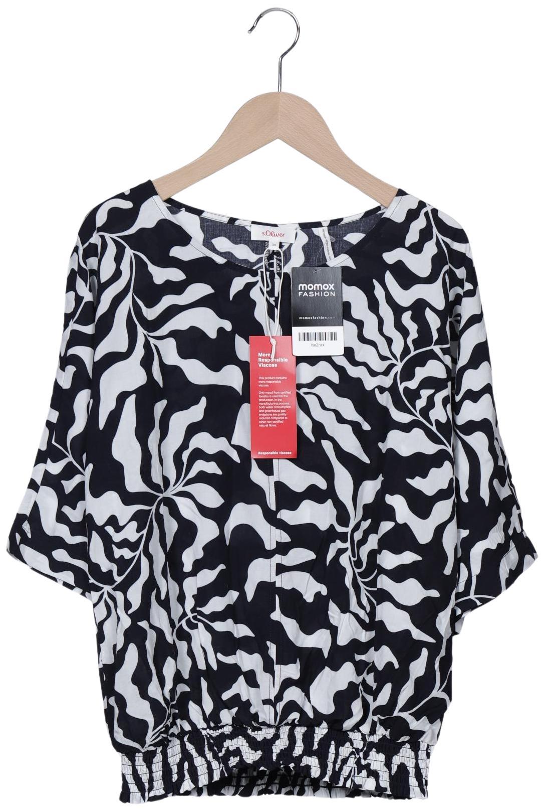 

s.Oliver Damen Bluse, marineblau, Gr. 34