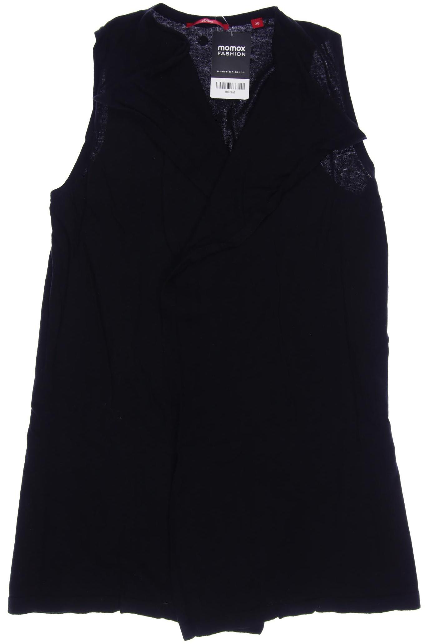 

s.Oliver Damen Weste, schwarz