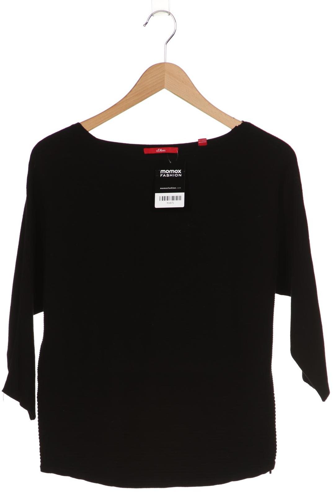 

s.Oliver Damen Pullover, schwarz