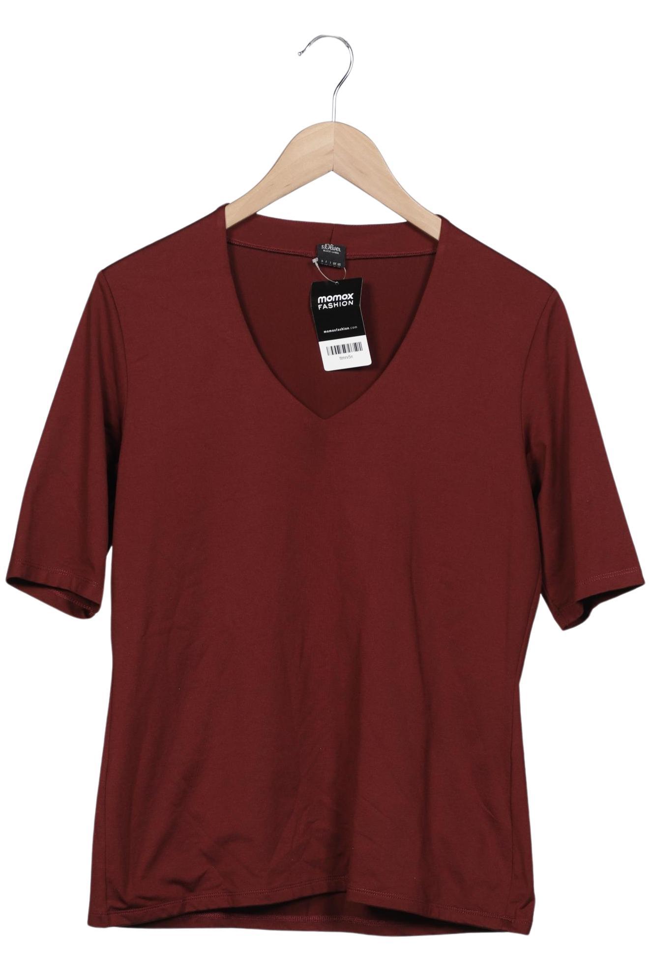 

s.Oliver Damen T-Shirt, bordeaux, Gr. 42