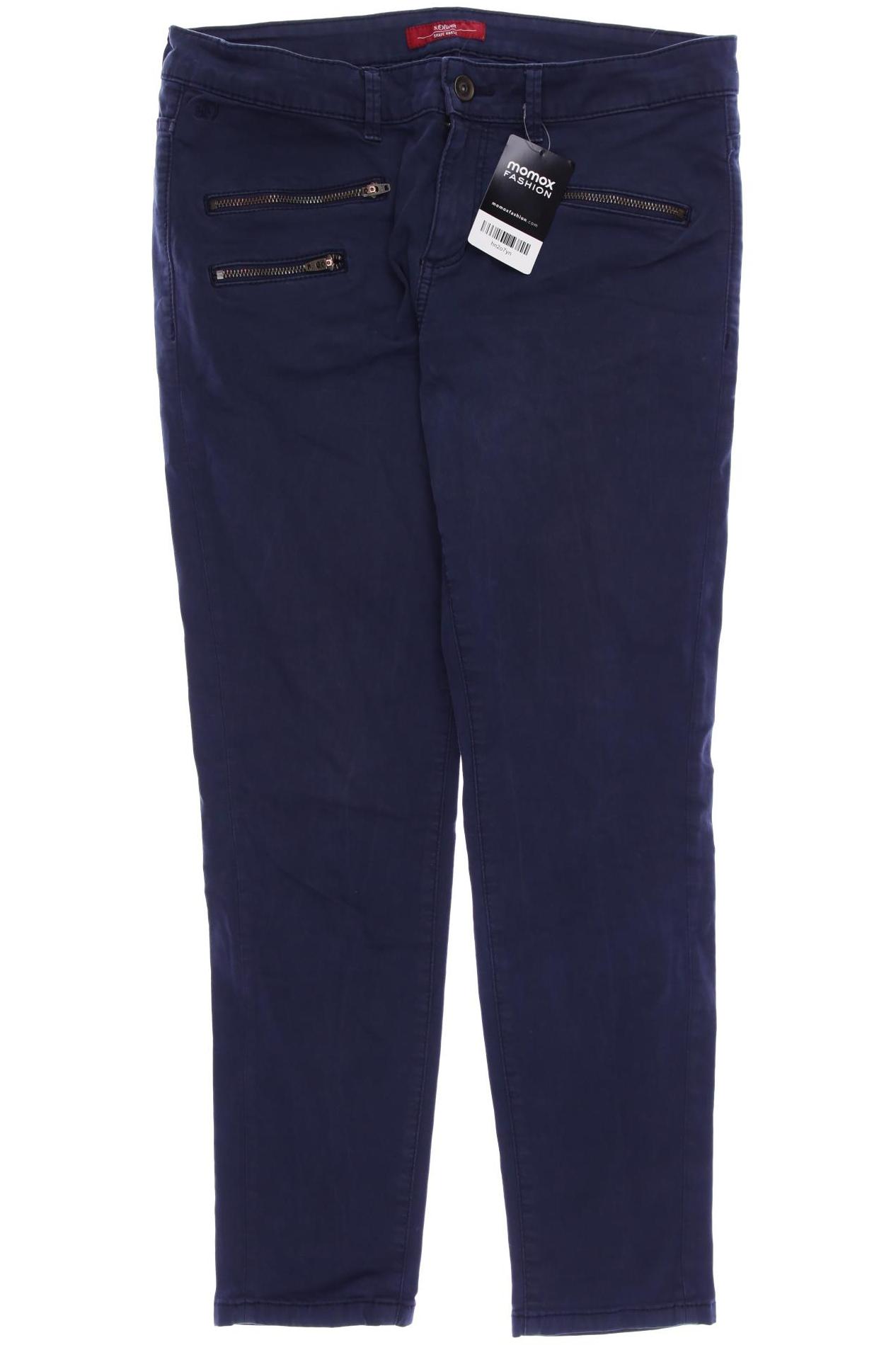 

s.Oliver Damen Stoffhose, marineblau