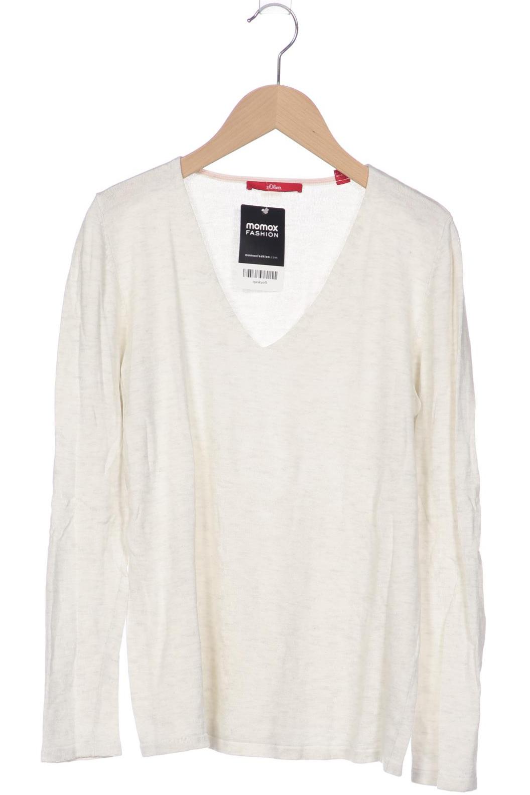 

s.Oliver Damen Pullover, cremeweiß, Gr. 38