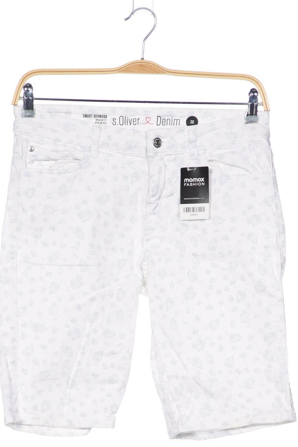 

s.Oliver Damen Shorts, weiß, Gr. 38