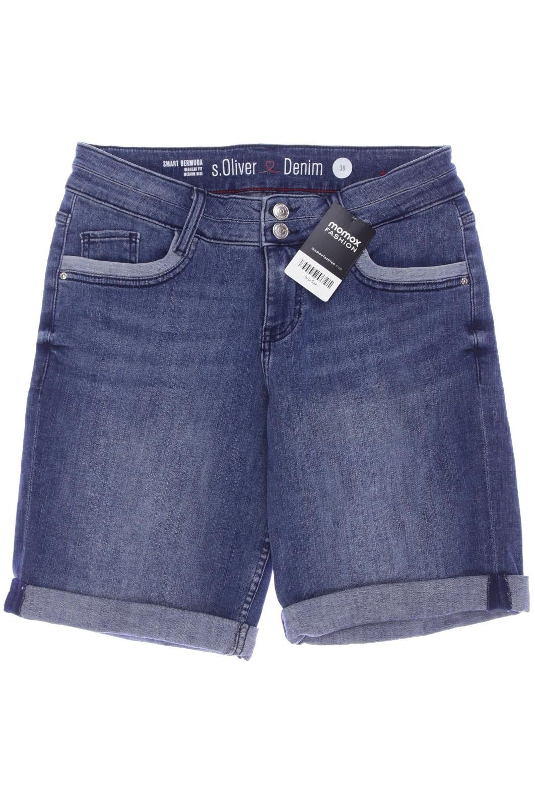 

s.Oliver Damen Shorts, blau, Gr. 38